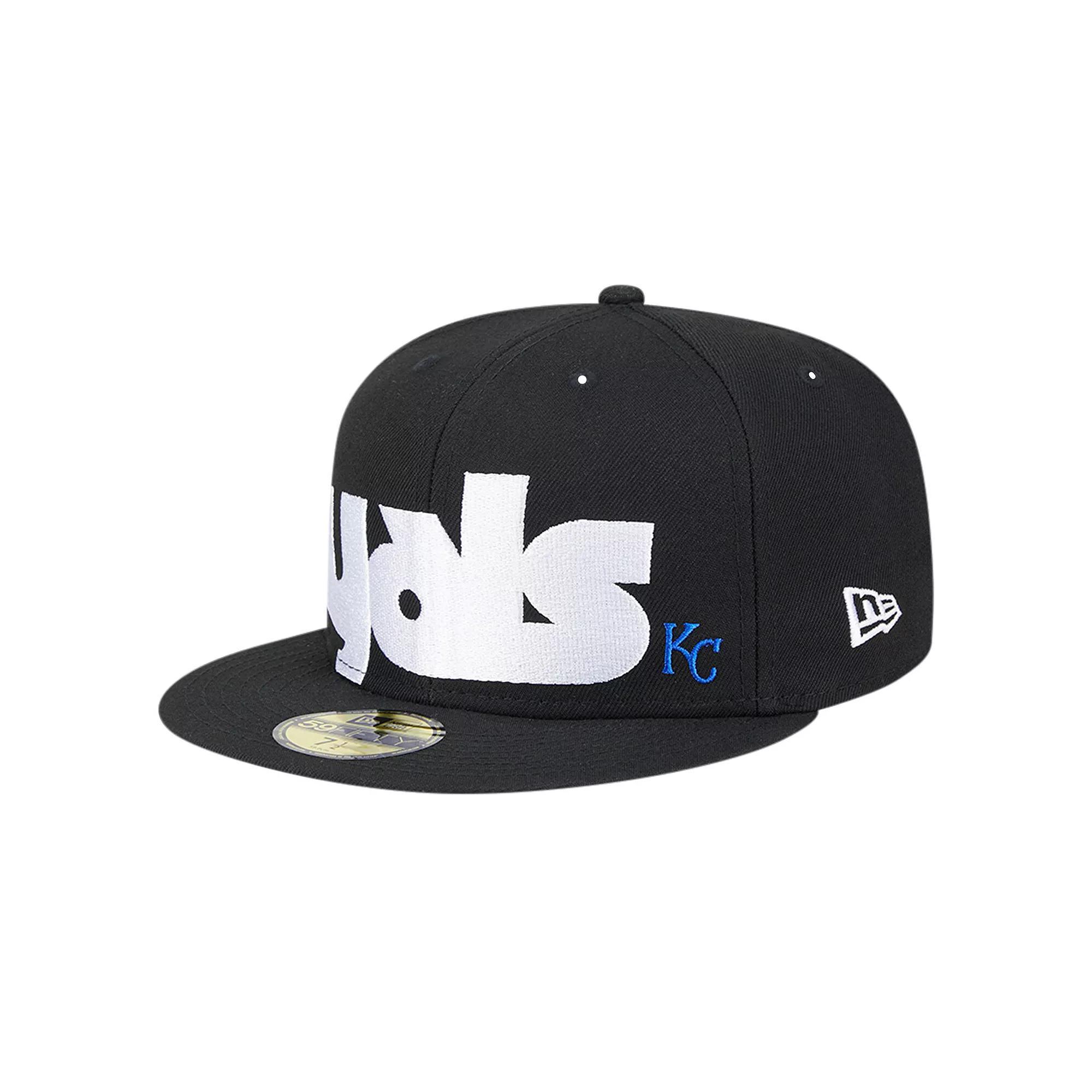 Mens New Era Kansas City Royals Checkered Undervisor 59FIFTY Fitted Hat Product Image