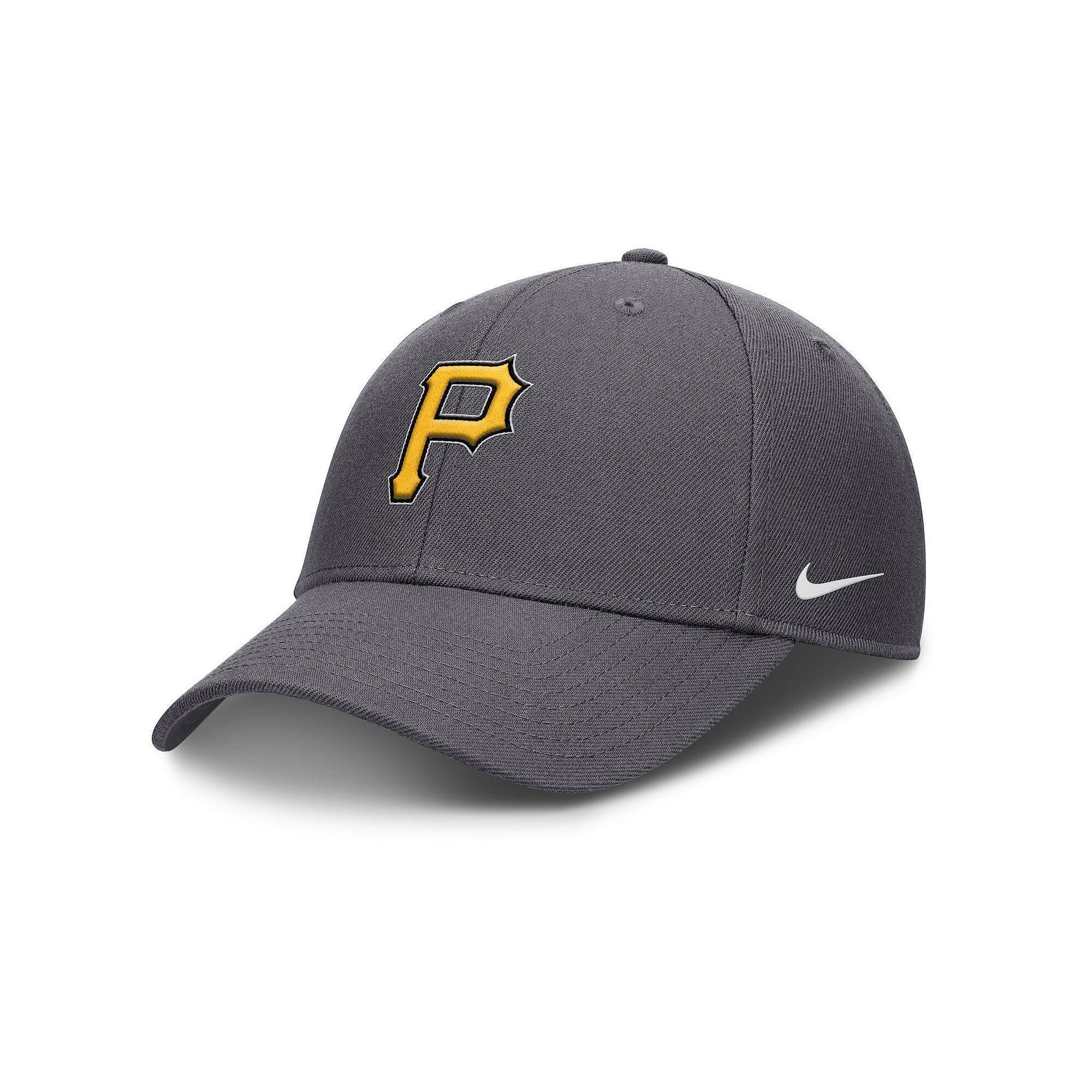 Men's Nike  Gray Pittsburgh Pirates Club Performance Adjustable Hat, Size: Medium/Large, Grey Product Image