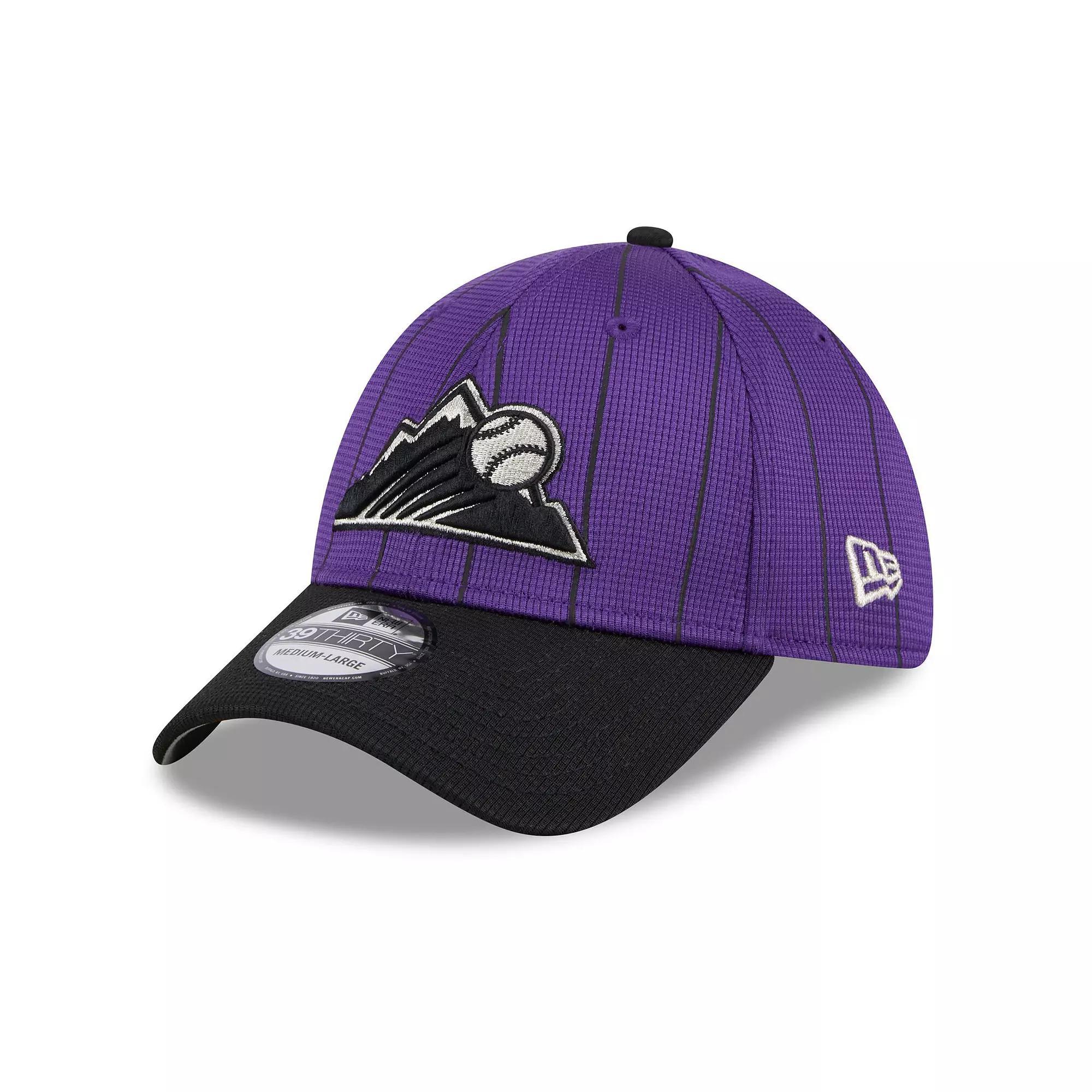 Men's New Era  Purple Colorado Rockies 2024 Batting Practice 39THIRTY Flex Hat, Size: Medium/Large Product Image