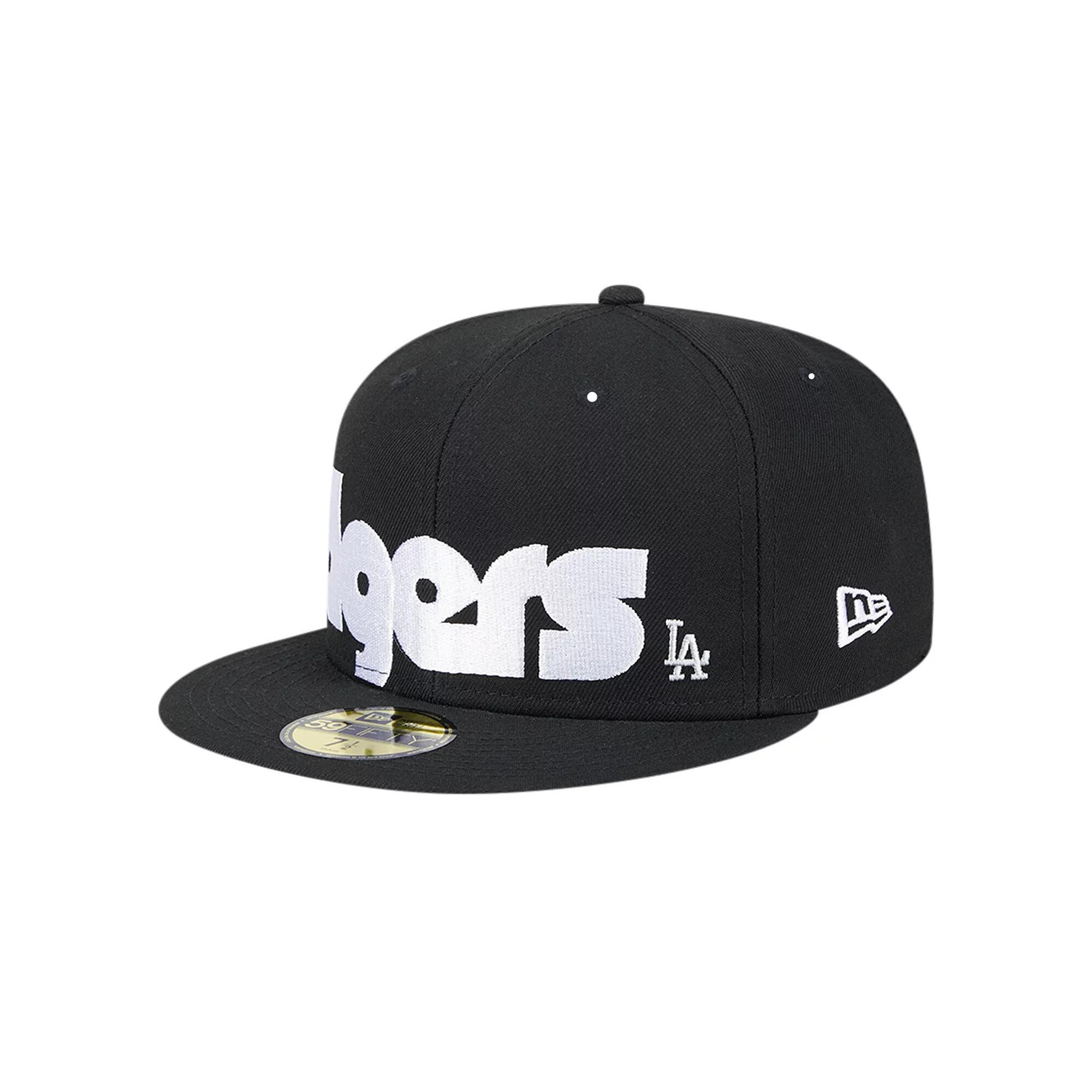 Mens New Era Los Angeles Dodgers Checkered Undervisor 59FIFTY Fitted Hat Product Image