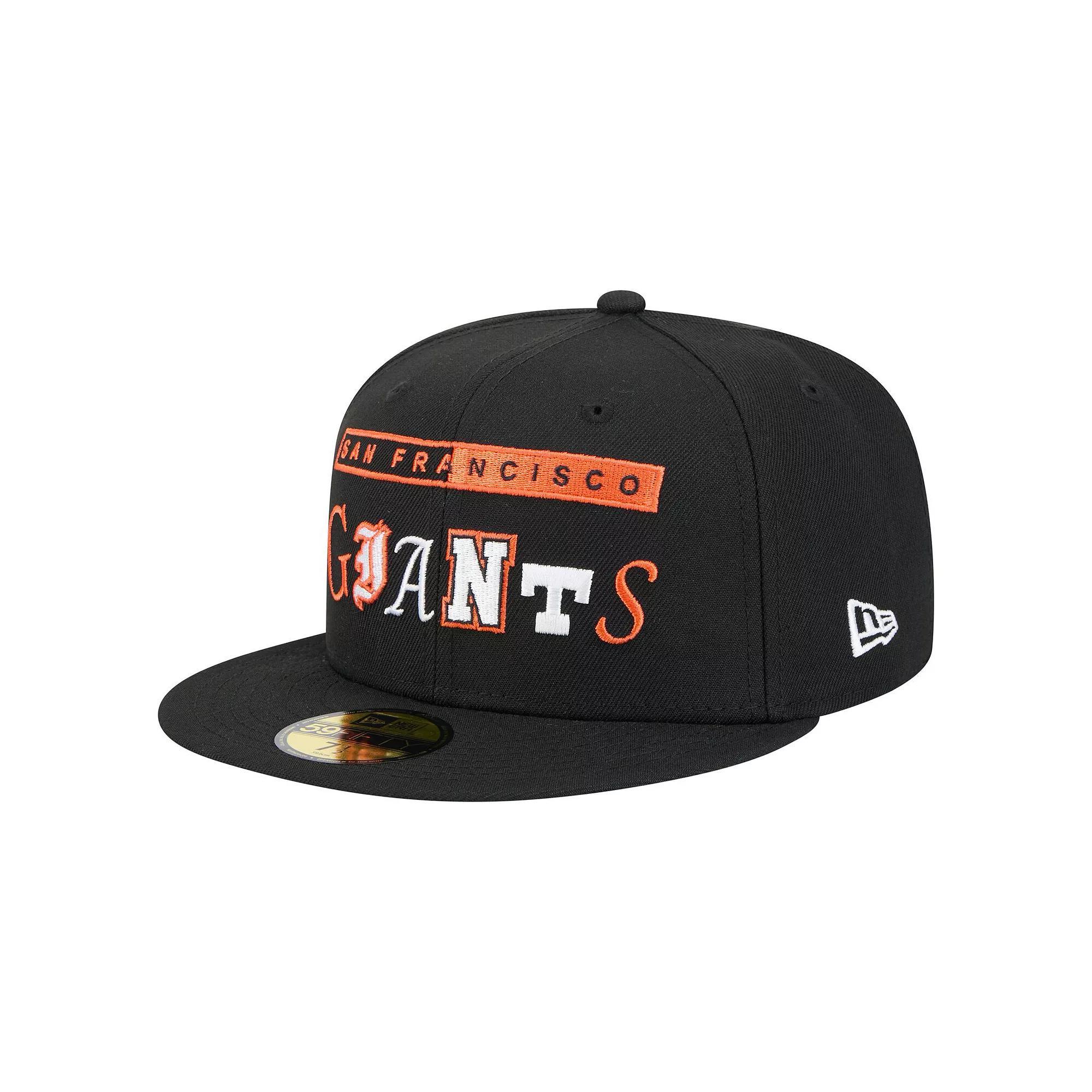 Men's New Era Black San Francisco Giants Ransom 59FIFTY Fitted Hat, Size: 7 7/8 Product Image