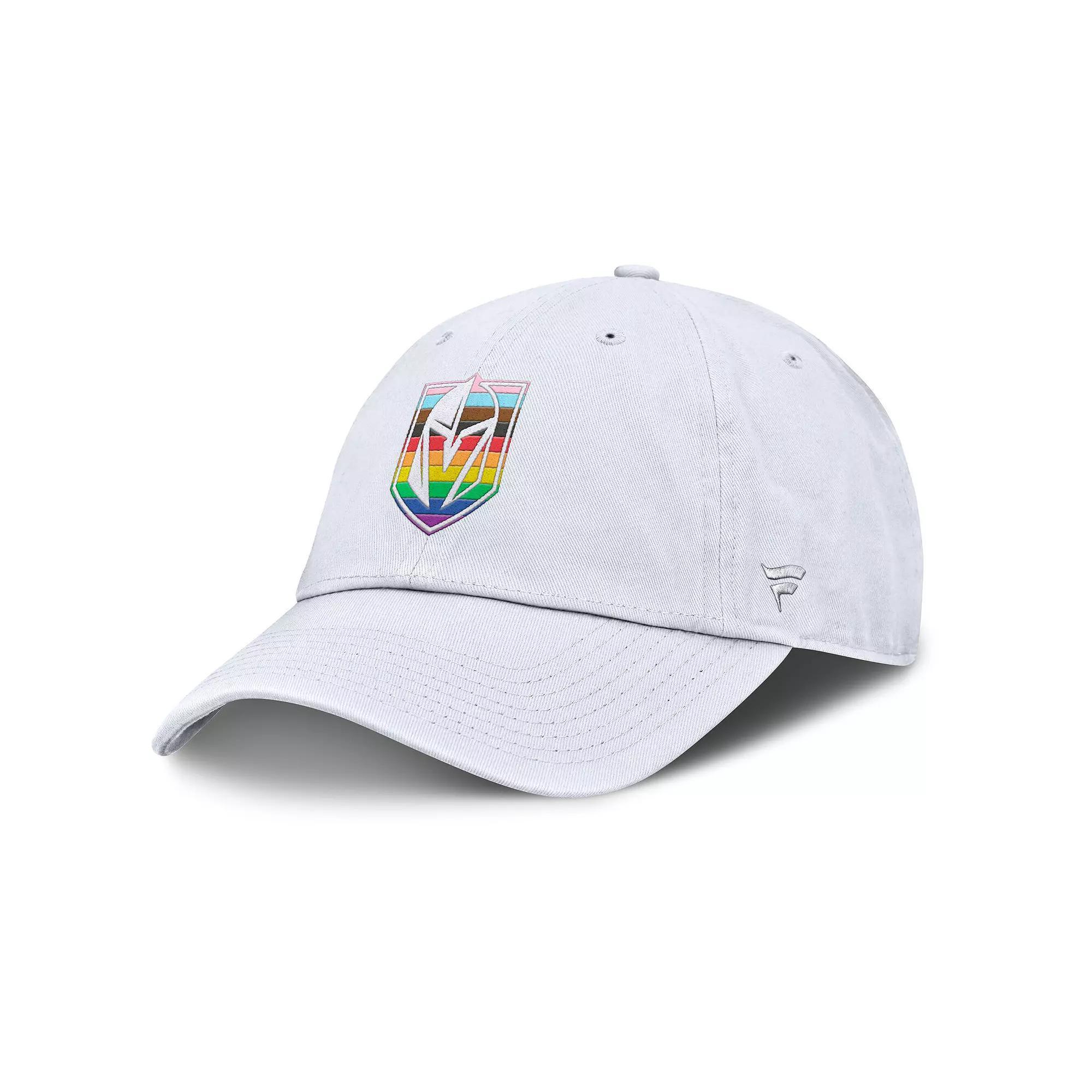 Men's Fanatics White Vegas Golden Knights PRIDE Adjustable Hat, Lvk White Product Image