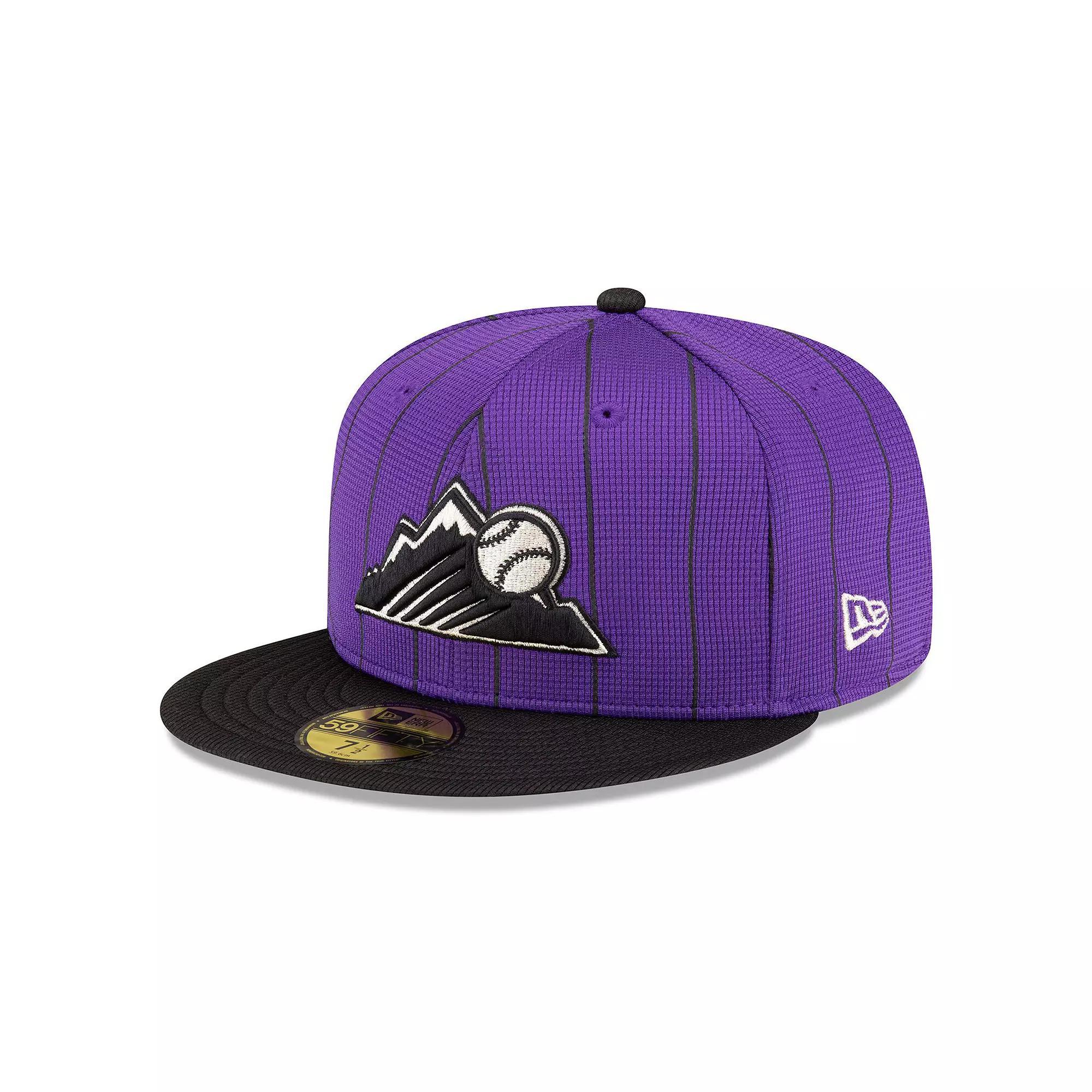 Men's New Era Red Chicago Cubs Lava Highlighter Logo 59FIFTY Fitted Hat, Size: 7 1/2 Product Image