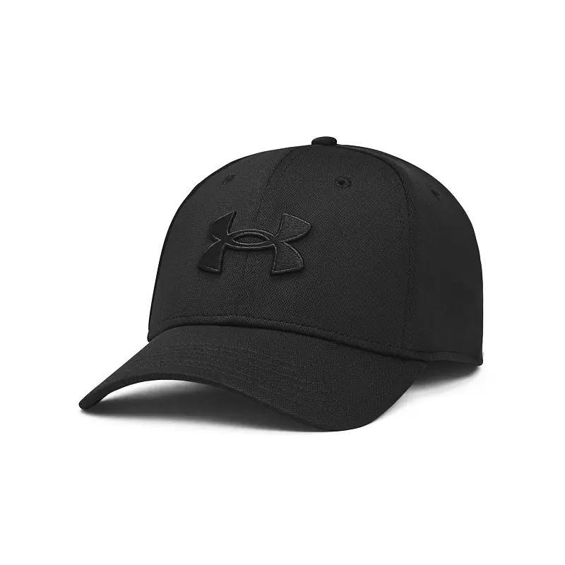 Men's Under Armour Blitzing Stretch-Fit Hat, Size: Medium/Large, Black Black Product Image