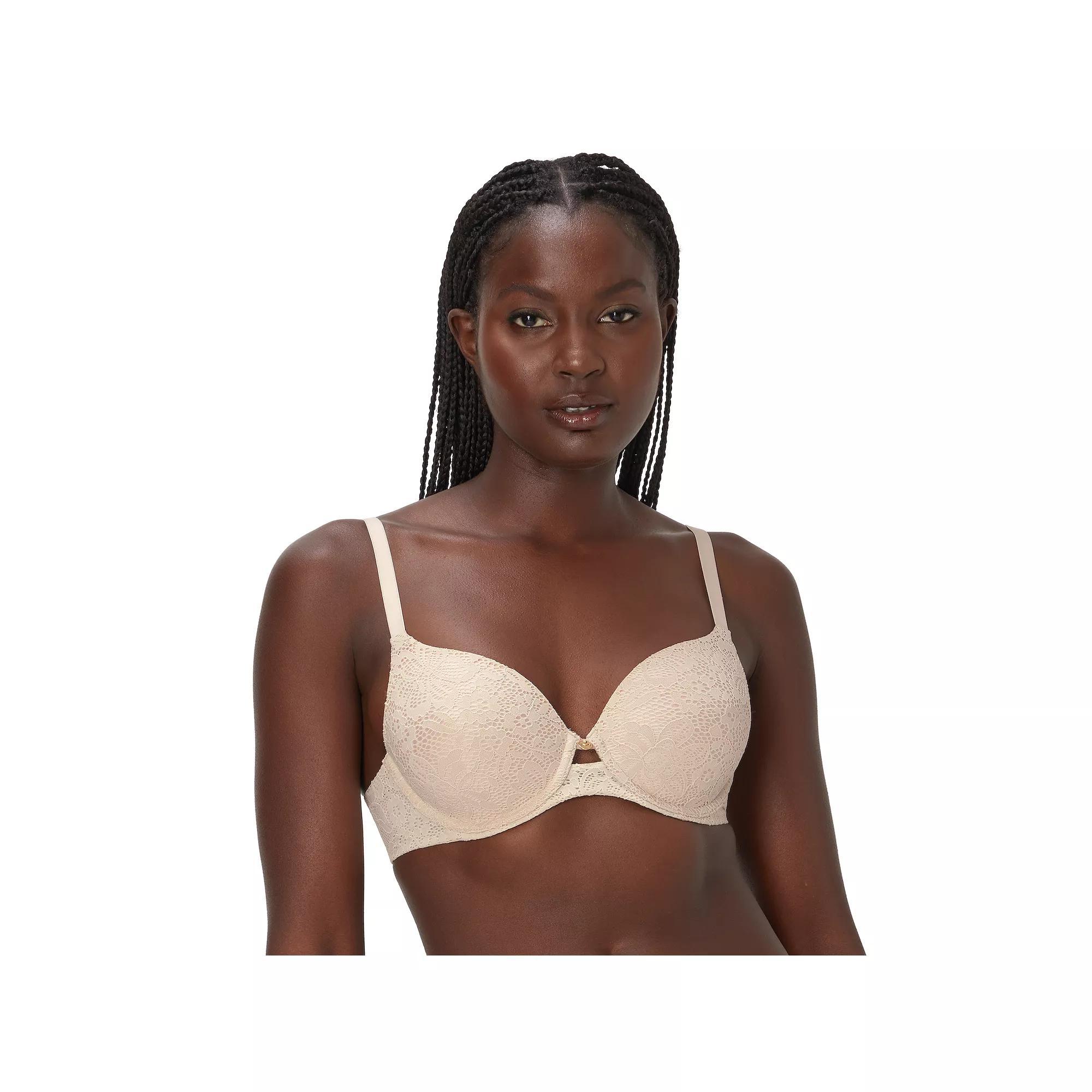 Women's Maidenform One Fab Fit Custom Lift Underwire Bra DM2423, Size: 38 B, Beige Bisque Lace Product Image