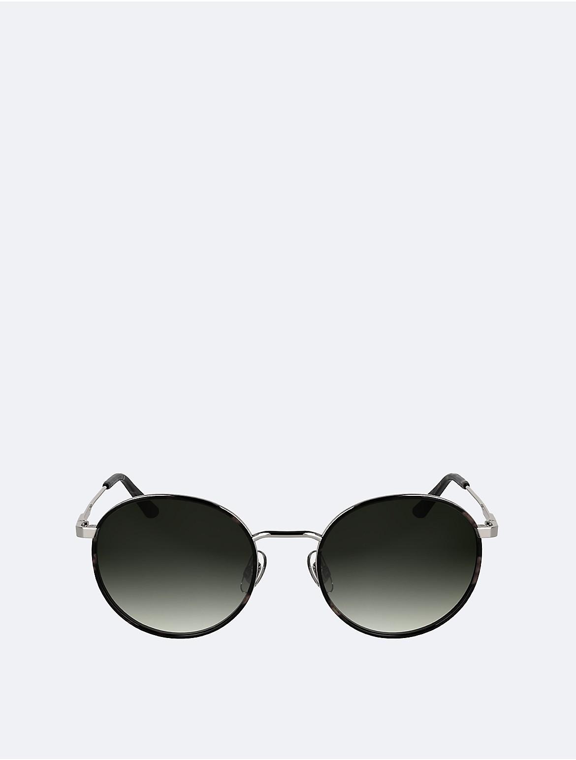 Calvin Klein Mens Metal Round Sunglasses - Brown Product Image