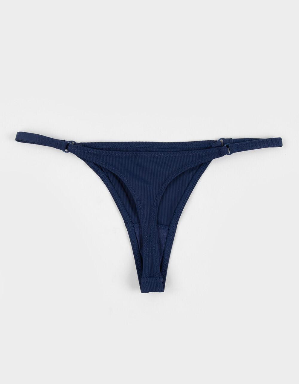 FULL TILT Micro Side Strap Thong - NAVY Product Image