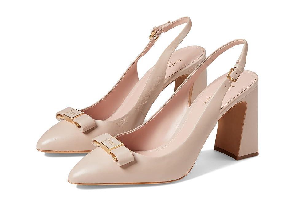 kate spade new york Womens Bowdie Slip On Slingback High Heel Pumps Product Image