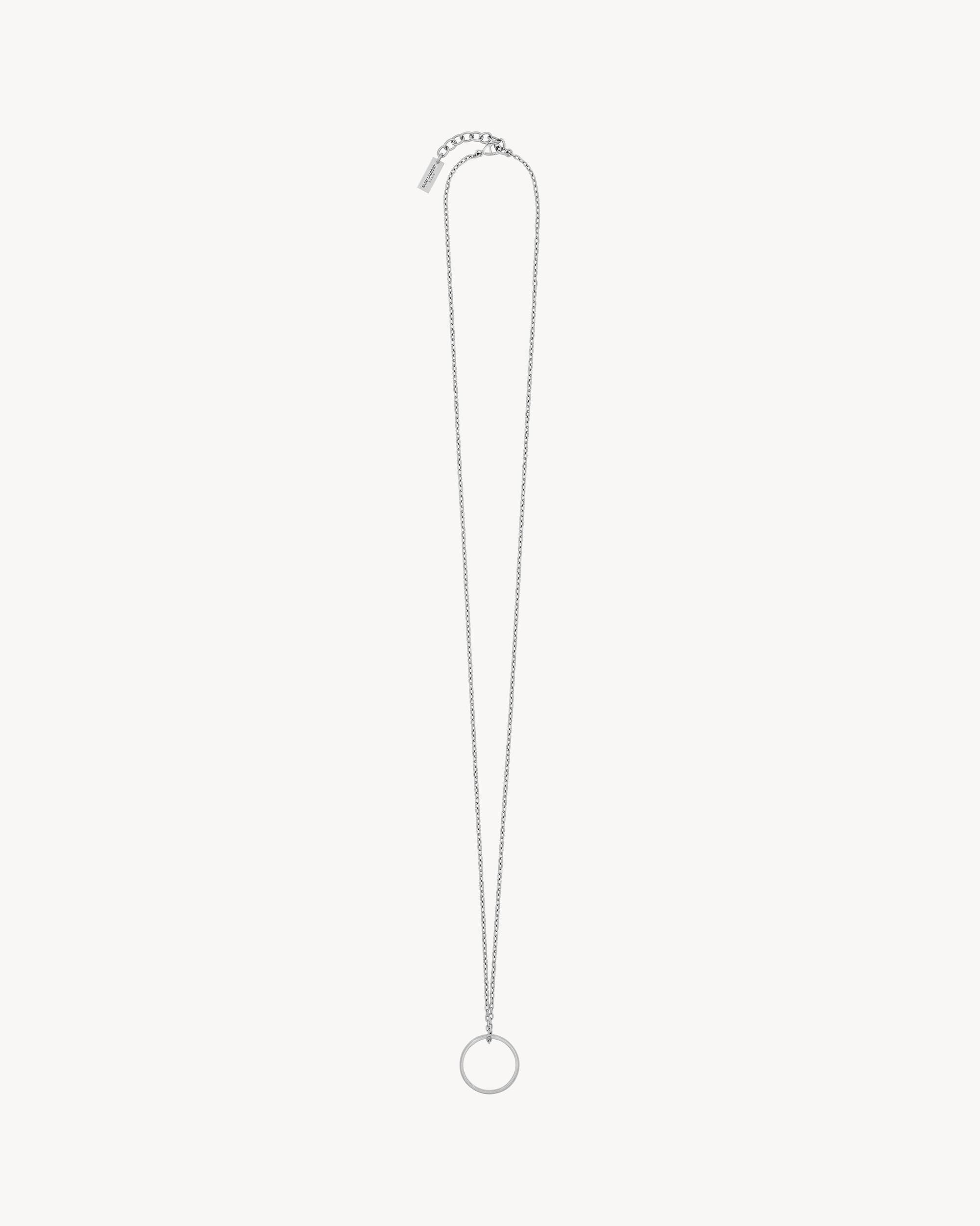 ring necklace in sterling silver Product Image