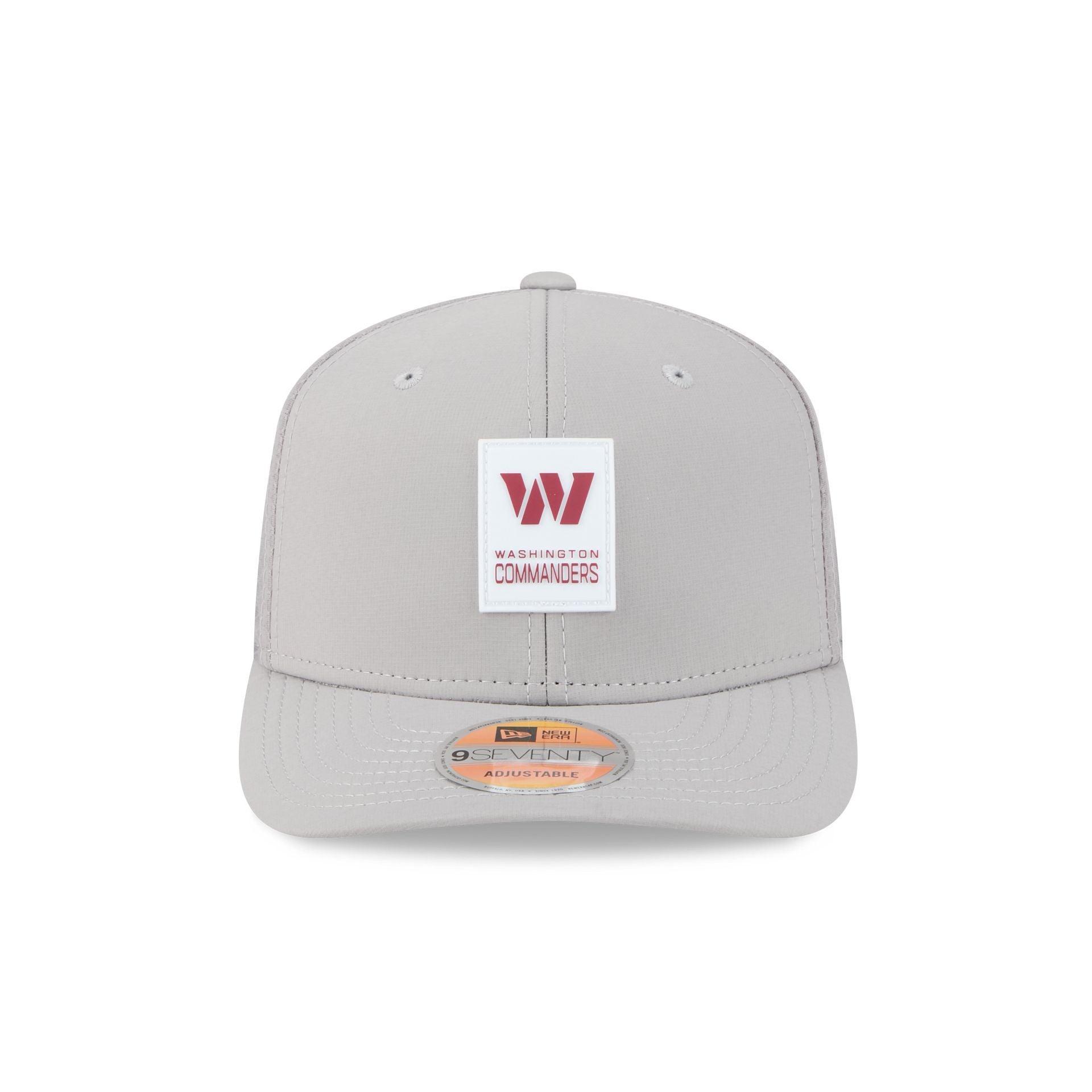 Washington Commanders 2025 Sideline Hot Weather Gray 9SEVENTY Trucker Hat Male Product Image