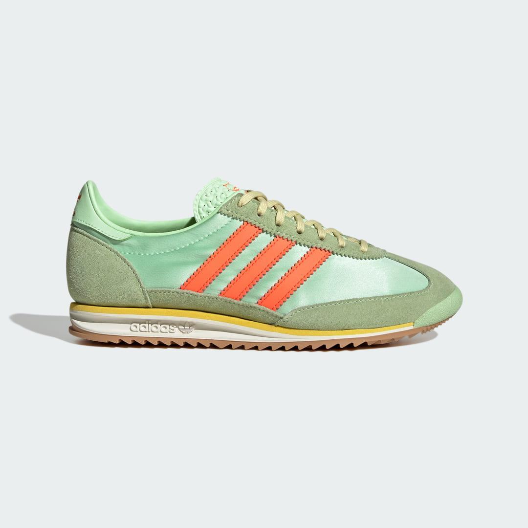 adidas SL 72 OG Shoes Semi Green Spark 10 Womens Product Image