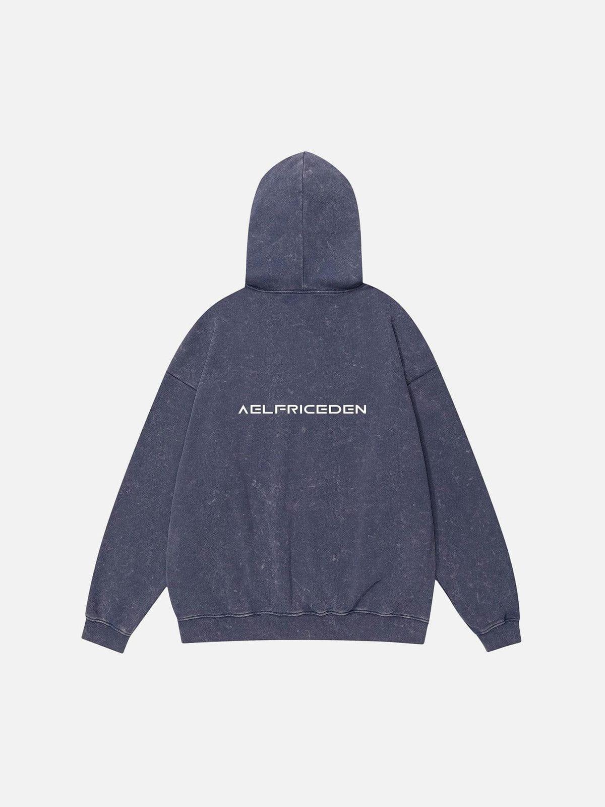 Blurring Star Washed Hoodie Product Image