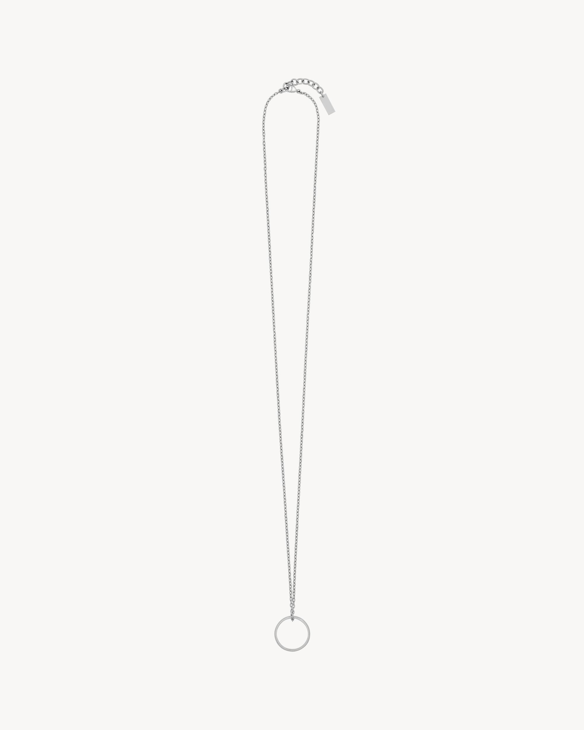 ring necklace in sterling silver Product Image