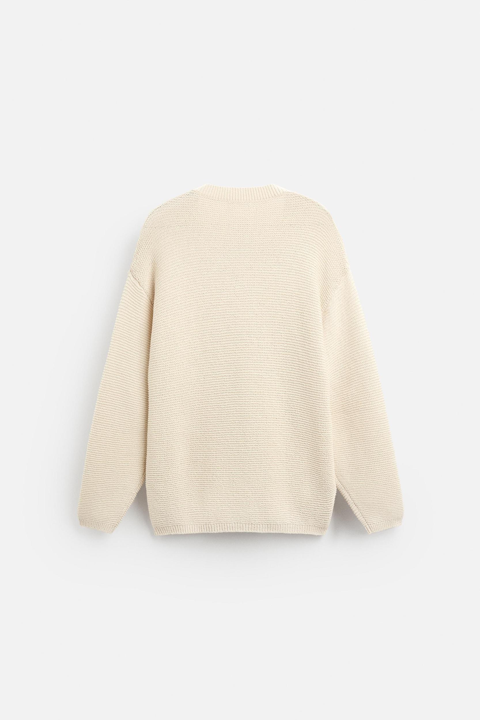TEXTURED KNIT SWEATER Product Image
