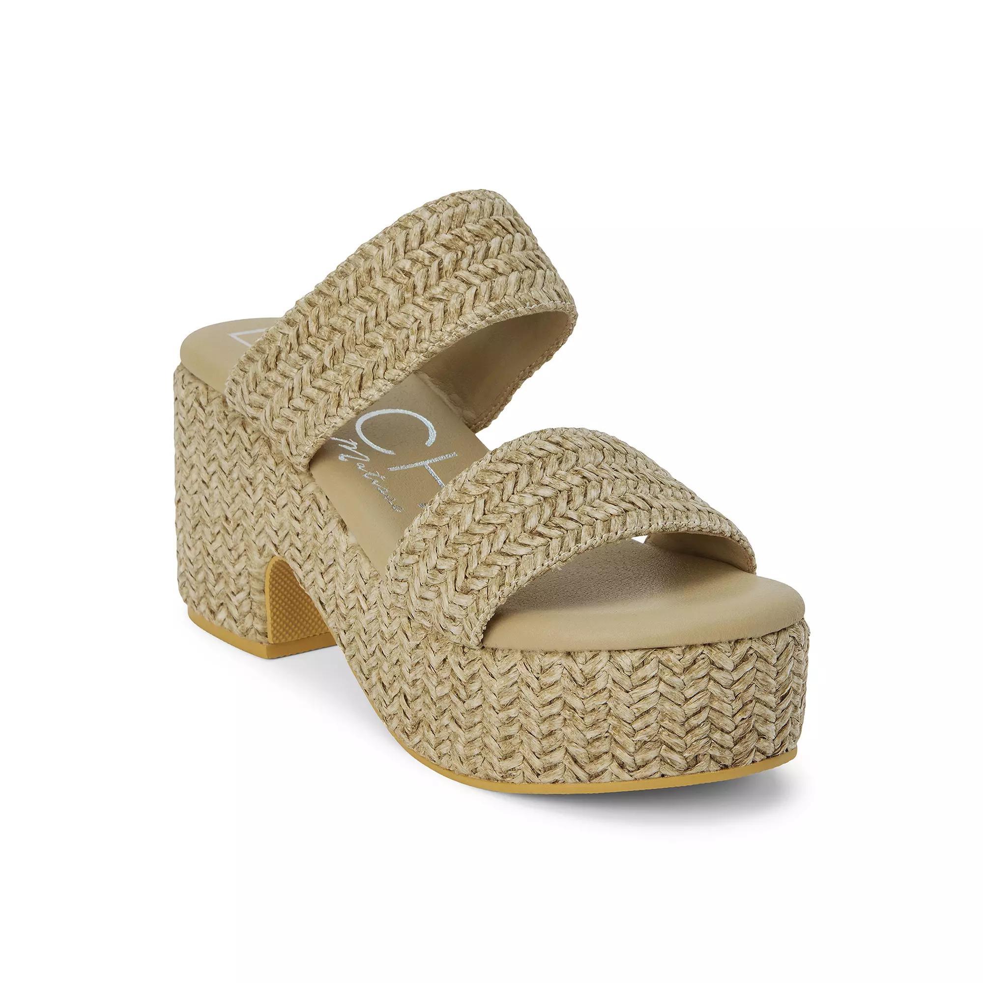 Beach by Matisse Ocean Ave Women's Platform Sandals, Size: 7, Brown Product Image