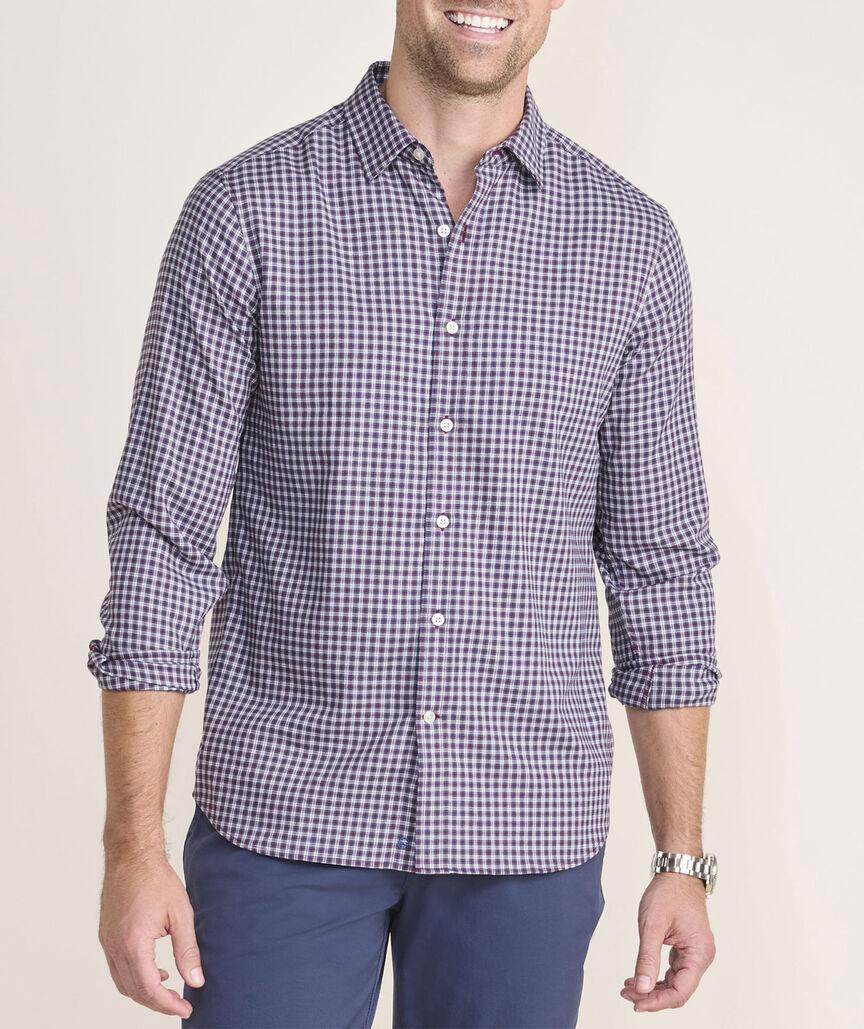 On-The-Go Brushed Twill Plaid Shirt Product Image