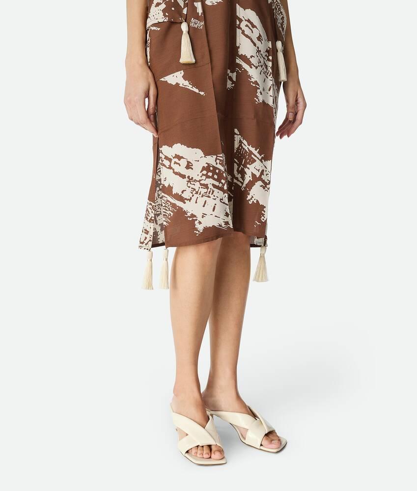 Women's Italian Postcard Dress in Pecan/dove Product Image