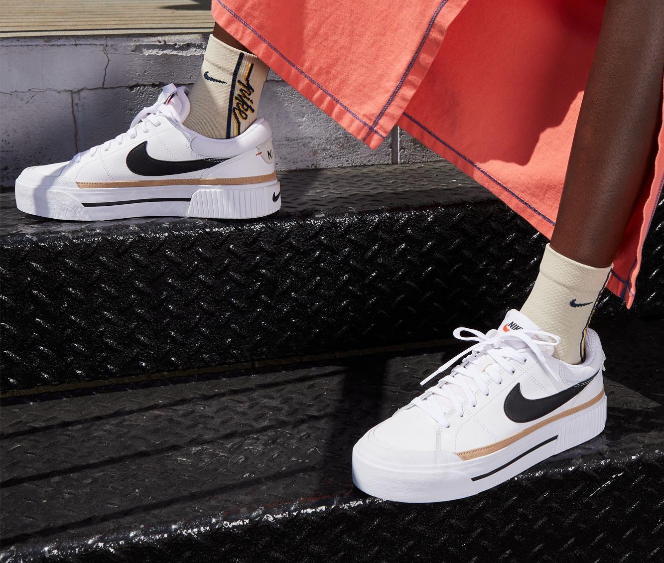 Women's Nike Court Legacy Lift Platform Sneakers Product Image