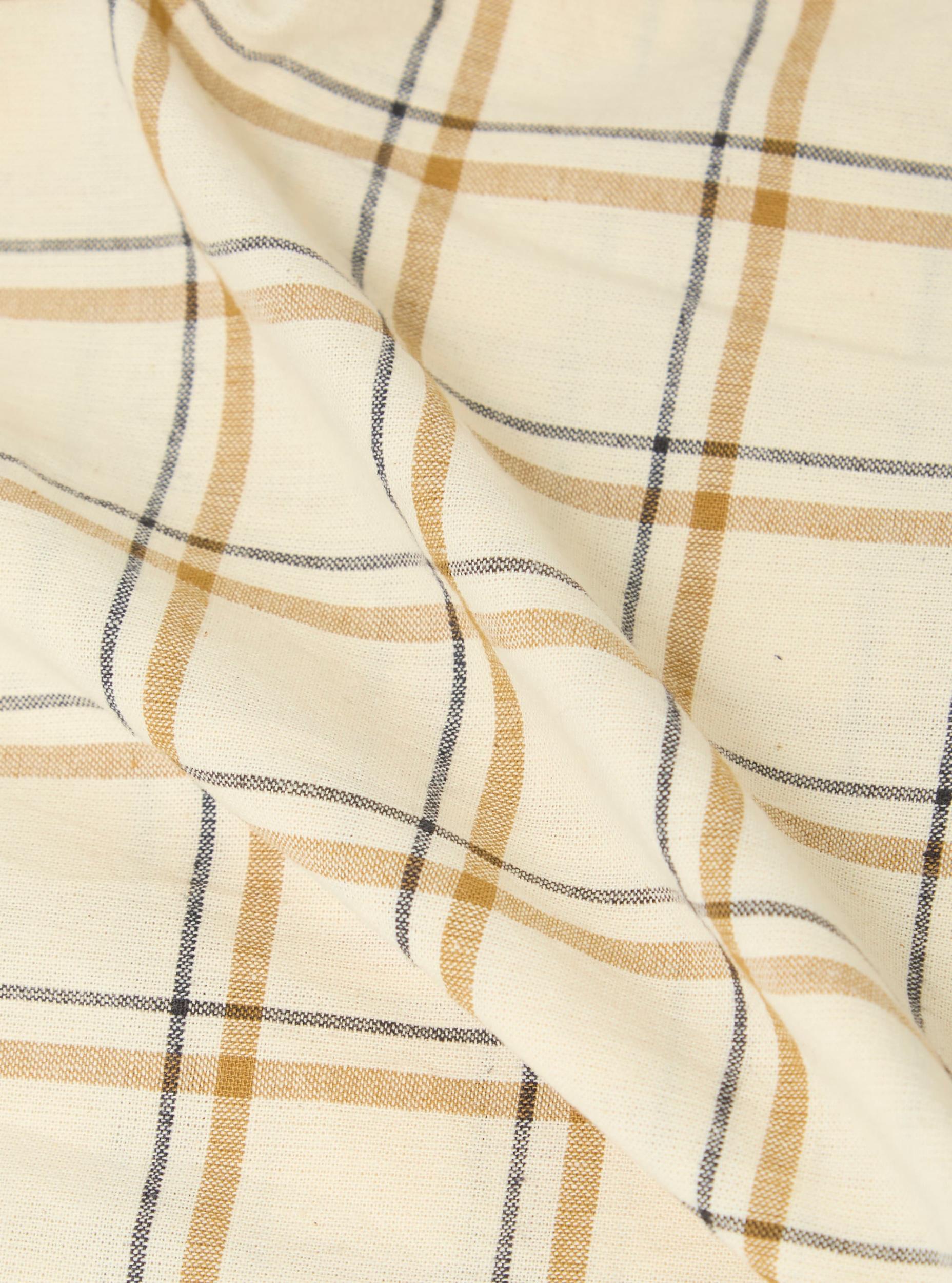 Universal Works Boxer Short in Ecru PJ Plaid Product Image