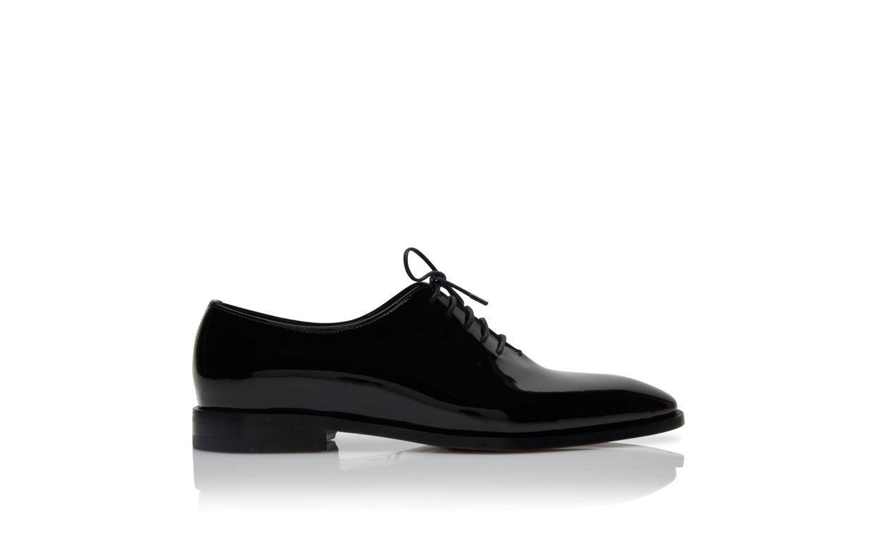 SNOWDON Black Calf Leather Lace-Up Shoes Product Image
