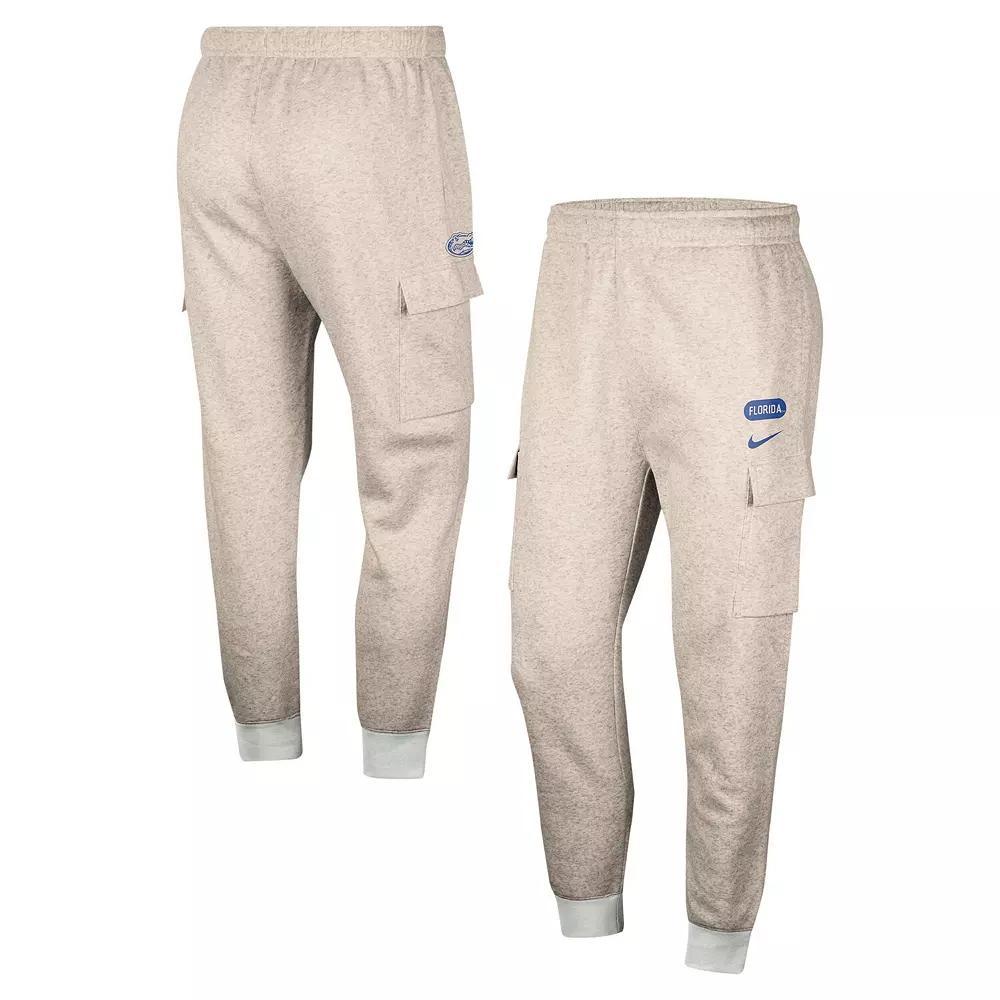 Men's Nike Oatmeal UCLA Bruins Club Cargo Jogger Pants, Size: 2XL, Grey Product Image