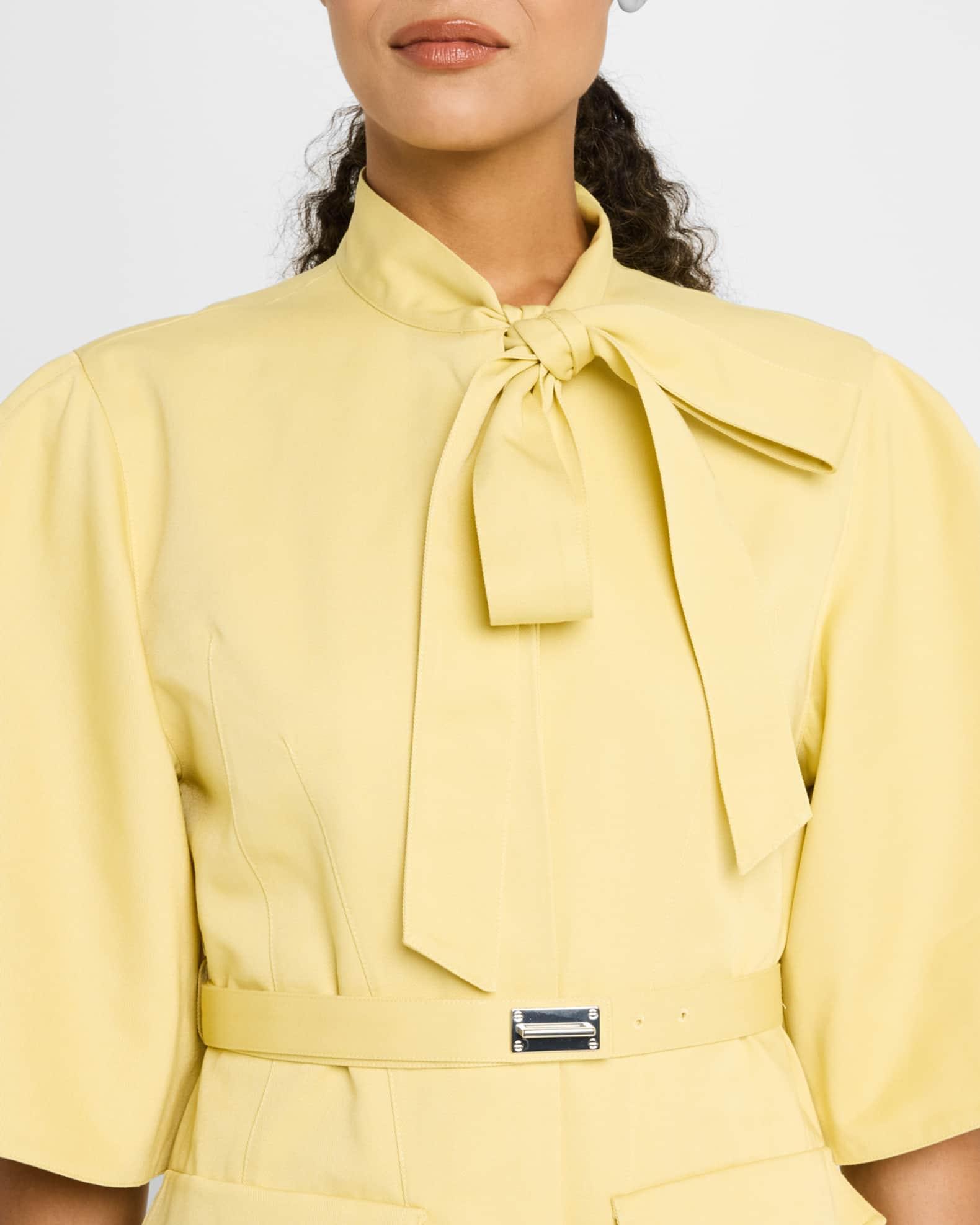 Ilardi Belted Short-Sleeve Dress Product Image