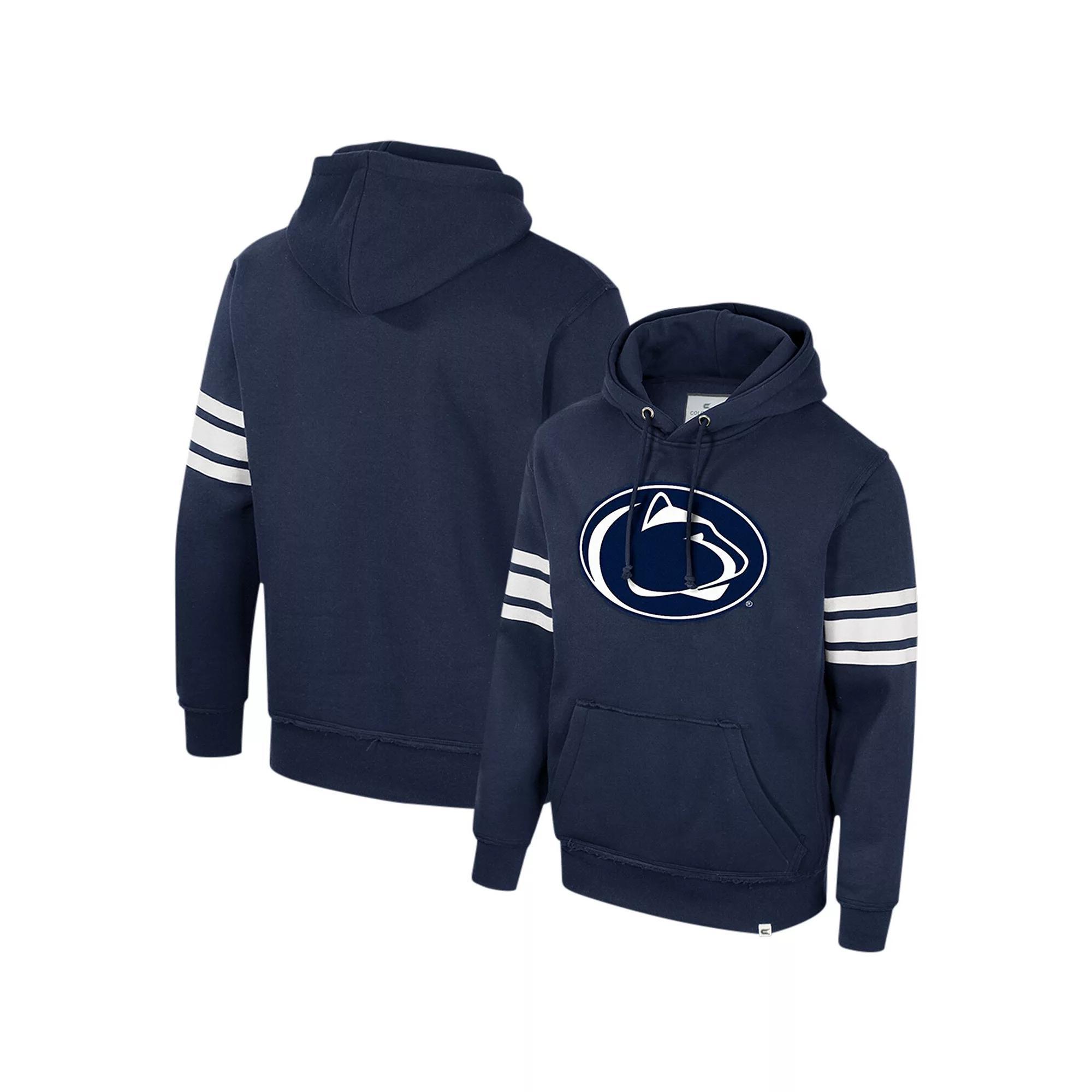 Men's Colosseum Navy Penn State Nittany Lions Saluting Pullover Hoodie, Size: 2XL, Blue Product Image