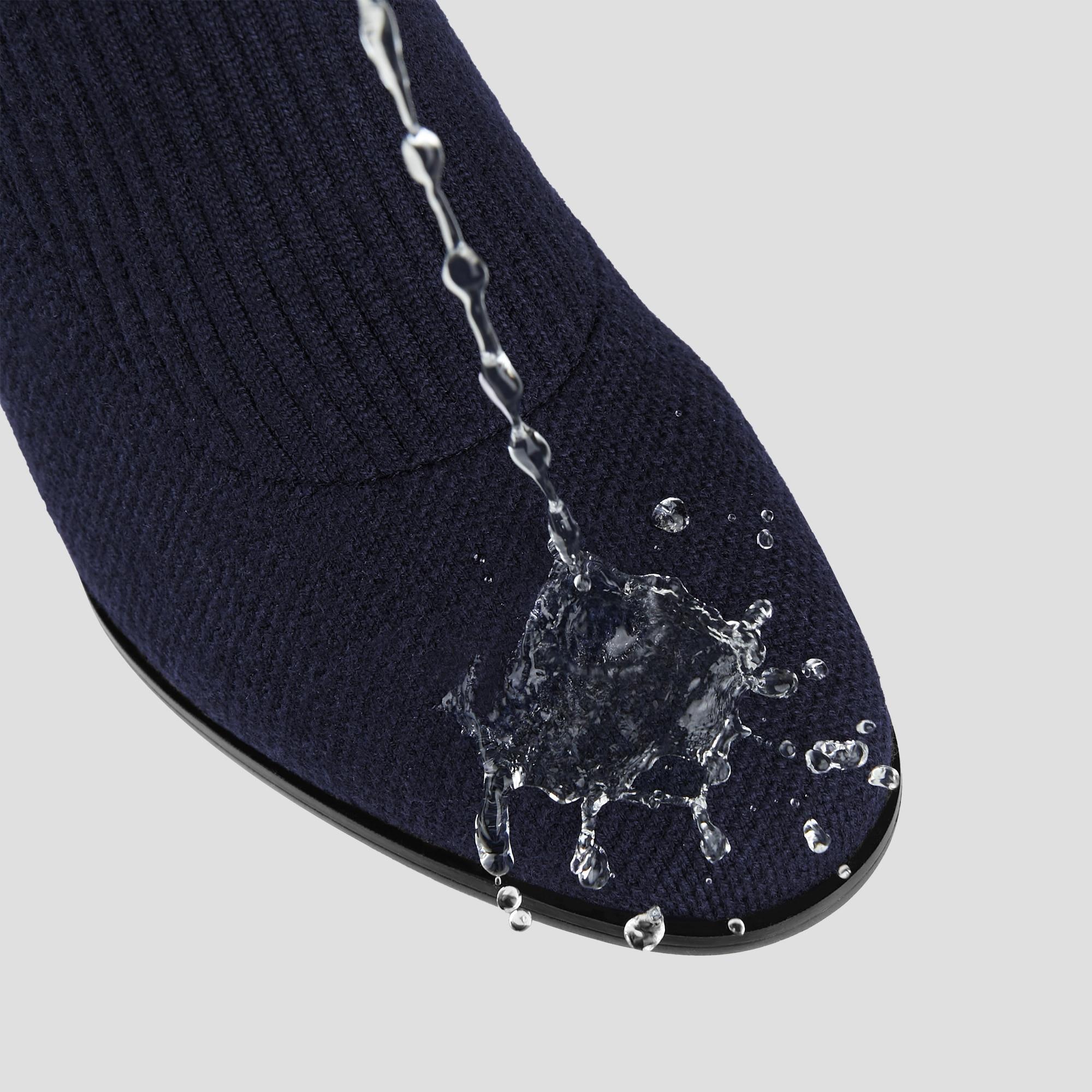 Round-Toe Water-Repellent Wool Knee High Boots (Tessa） Product Image