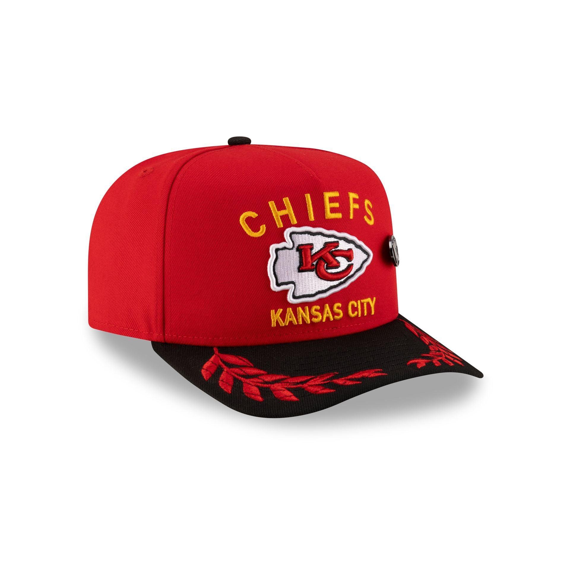 Kansas City Chiefs 2025 Draft Chrome White 59FIFTY A-Frame Fitted Hat Male Product Image