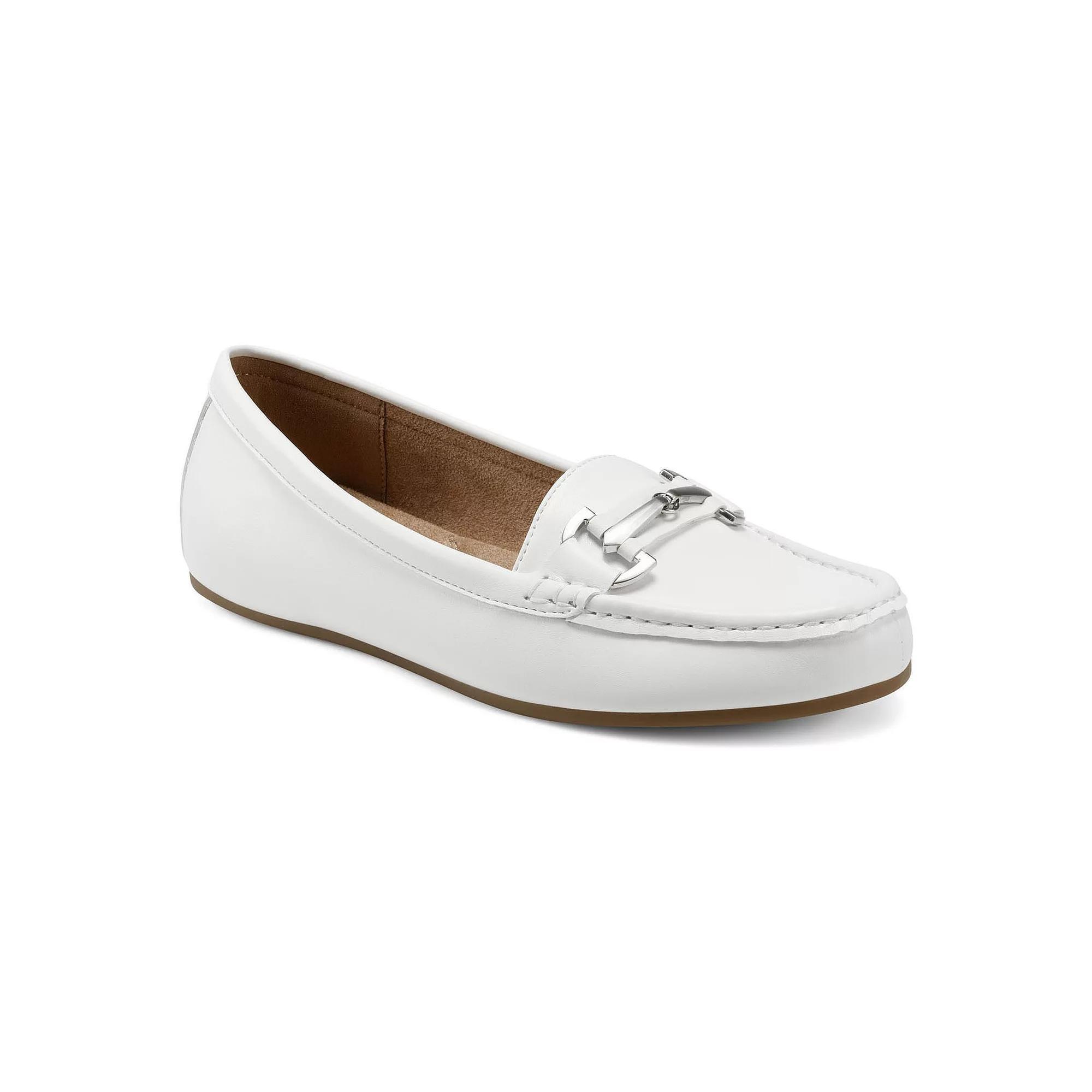 Aerosoles Day Drive Women's Casual Loafers, Size: 9 Wide, White Product Image