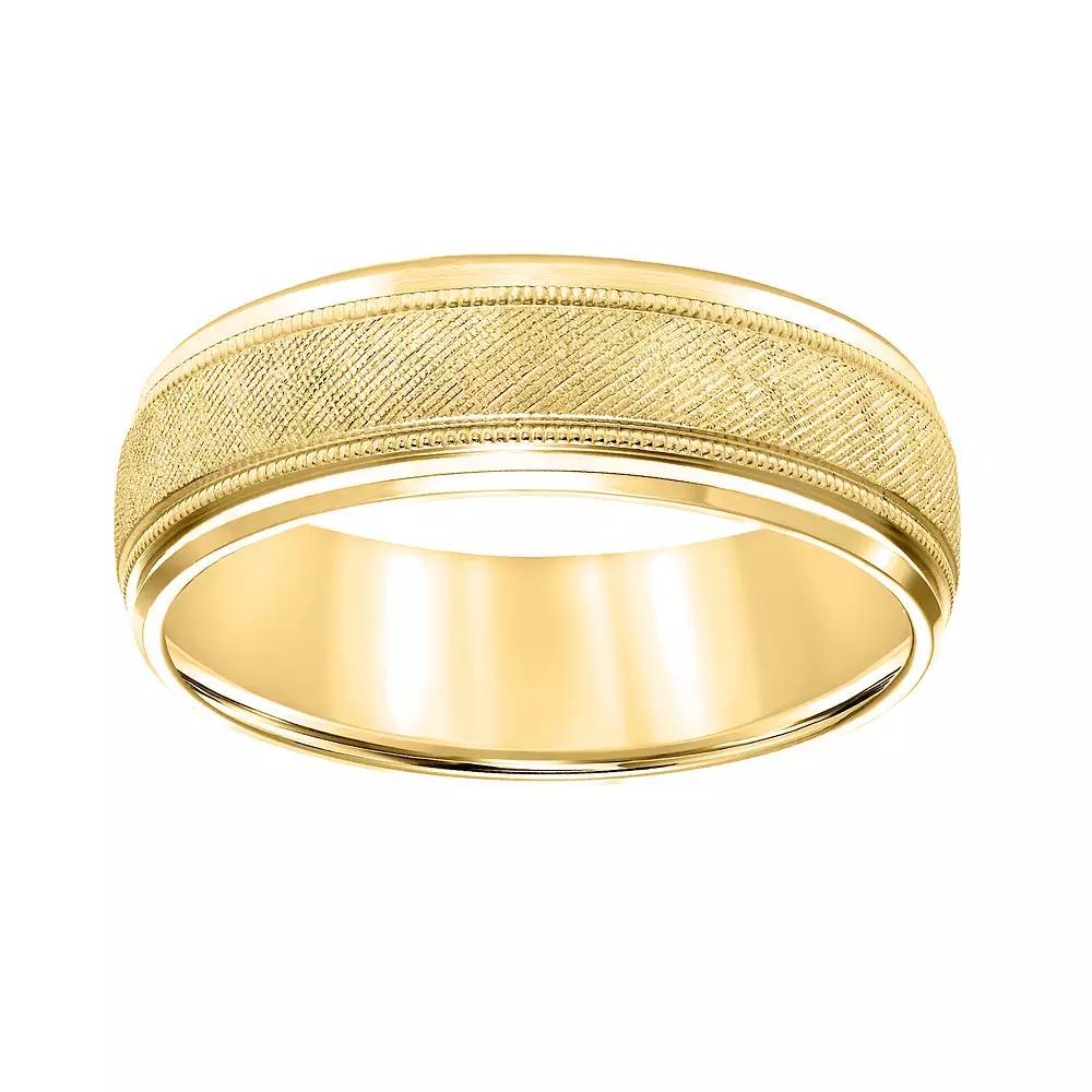 AXL 10k Gold 7 mm Comfort Fit Men's Band, Size: 12.50 Product Image