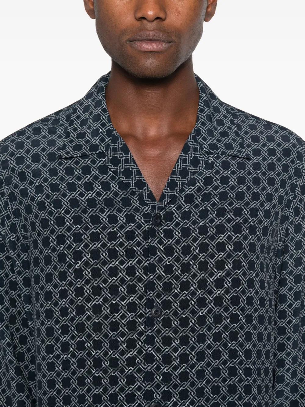 Fence-print shirt Product Image