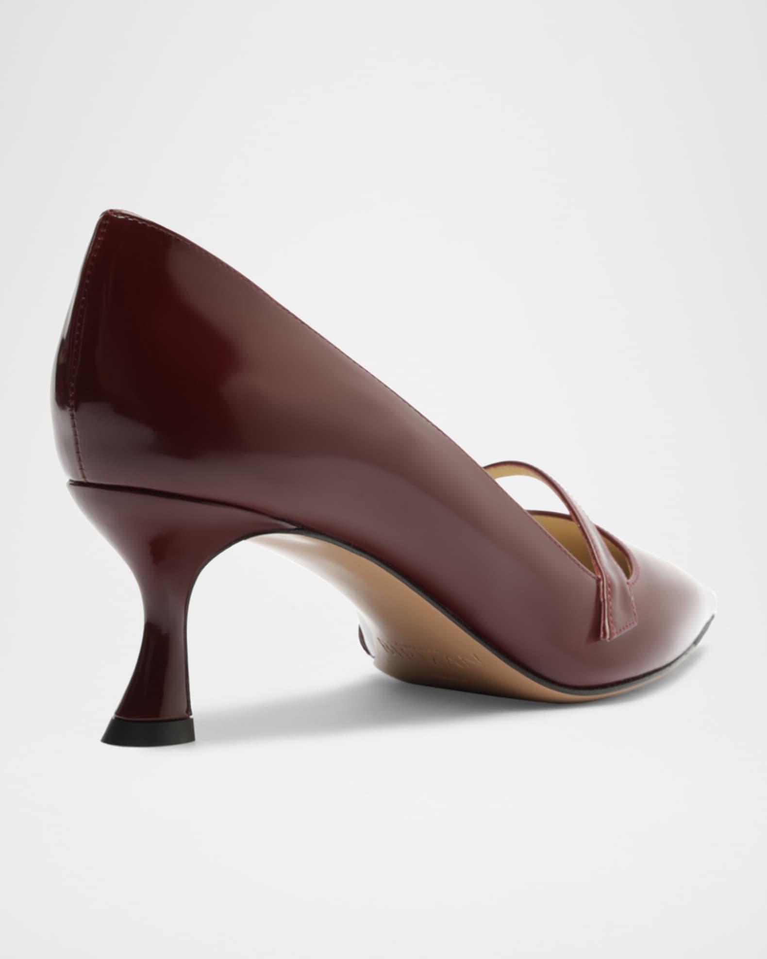 Tita Shiny Leather Mary Jane Pumps Product Image