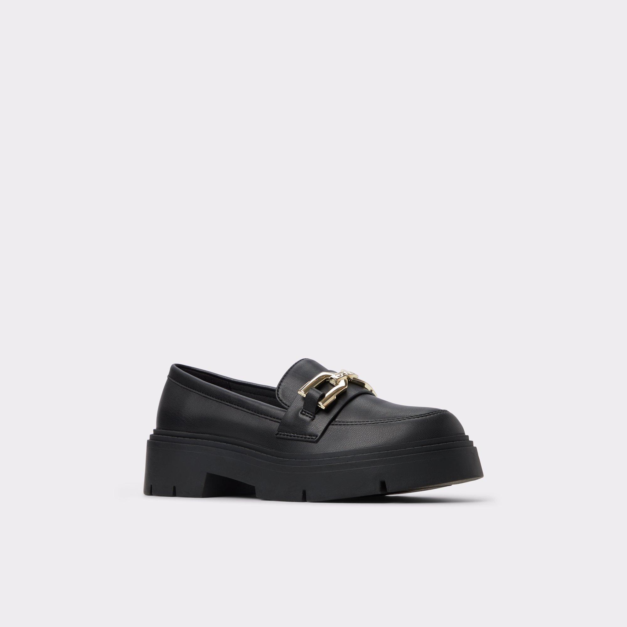 Mazey Black Synthetic Smooth Women's Loafers & Oxfords | ALDO US Product Image