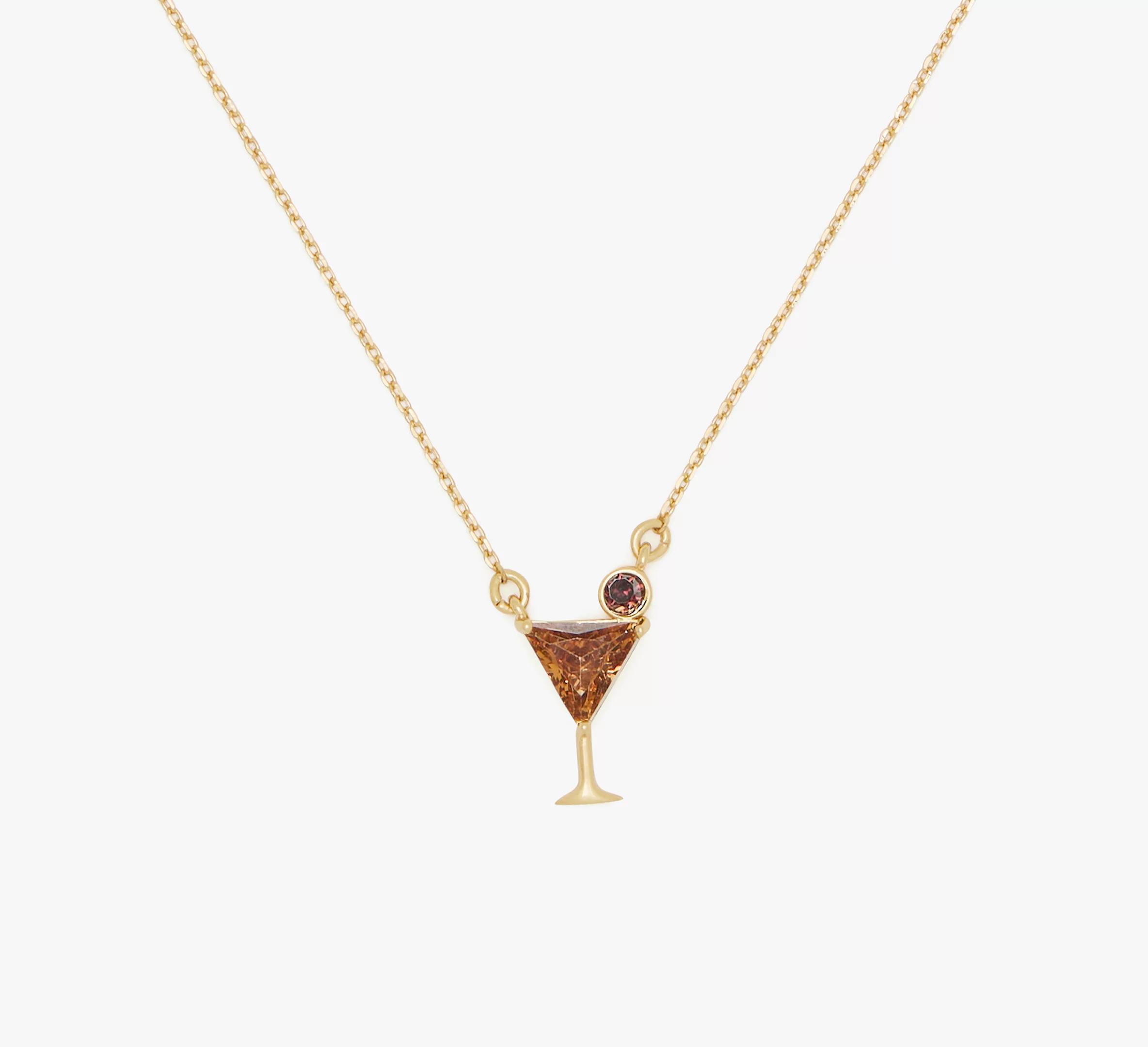 Womens Signature 22K Gold-Plated & Labradorite Midi Knockout Pendant Necklace Product Image