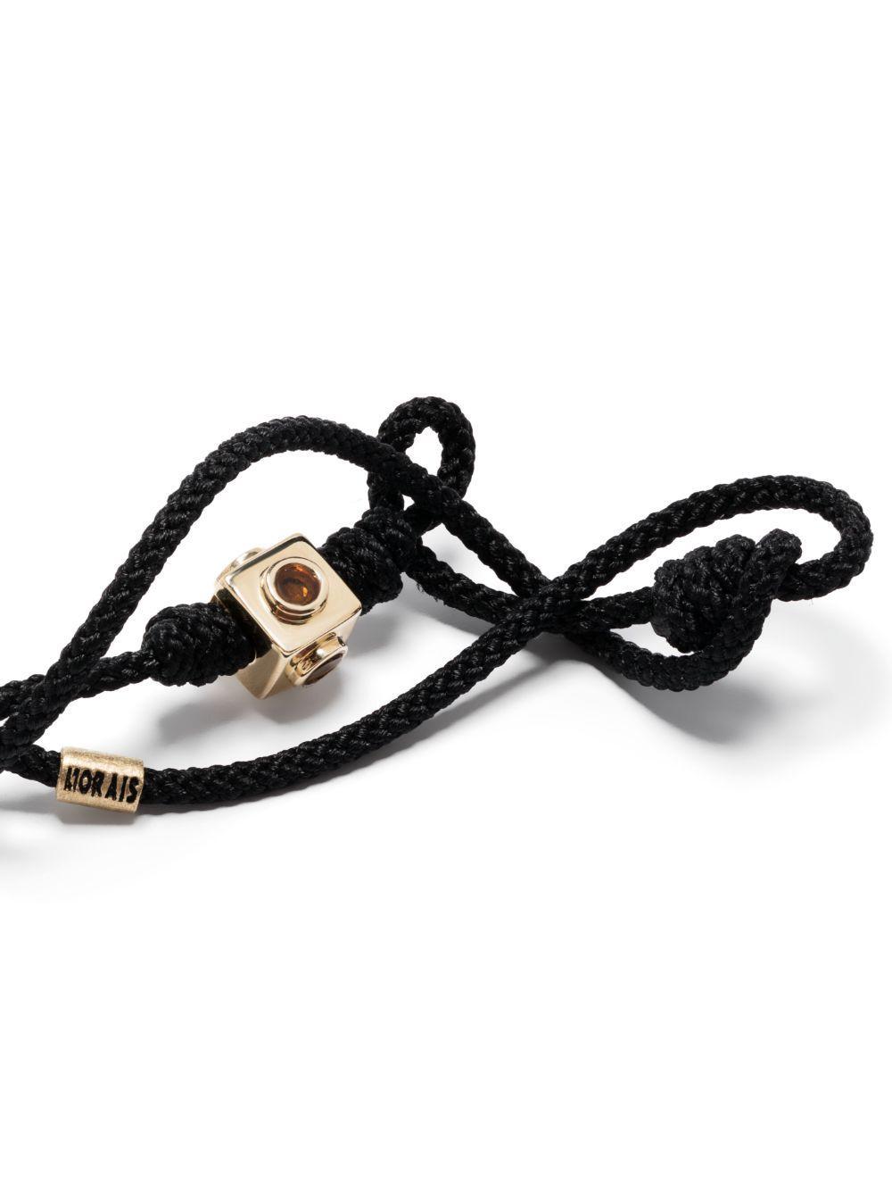14kt yellow gold tourmaline cord bracelet Product Image