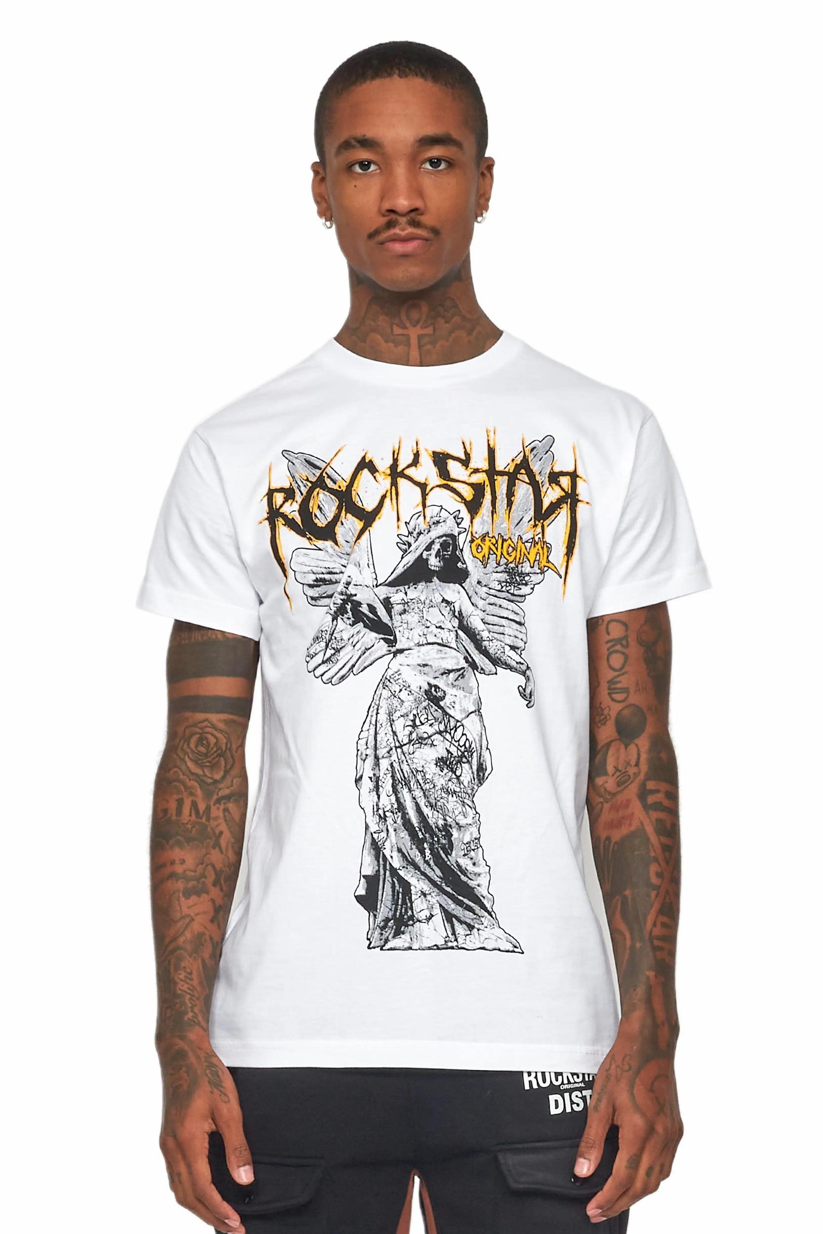 Mathias White Graphic T-Shirt Male Product Image