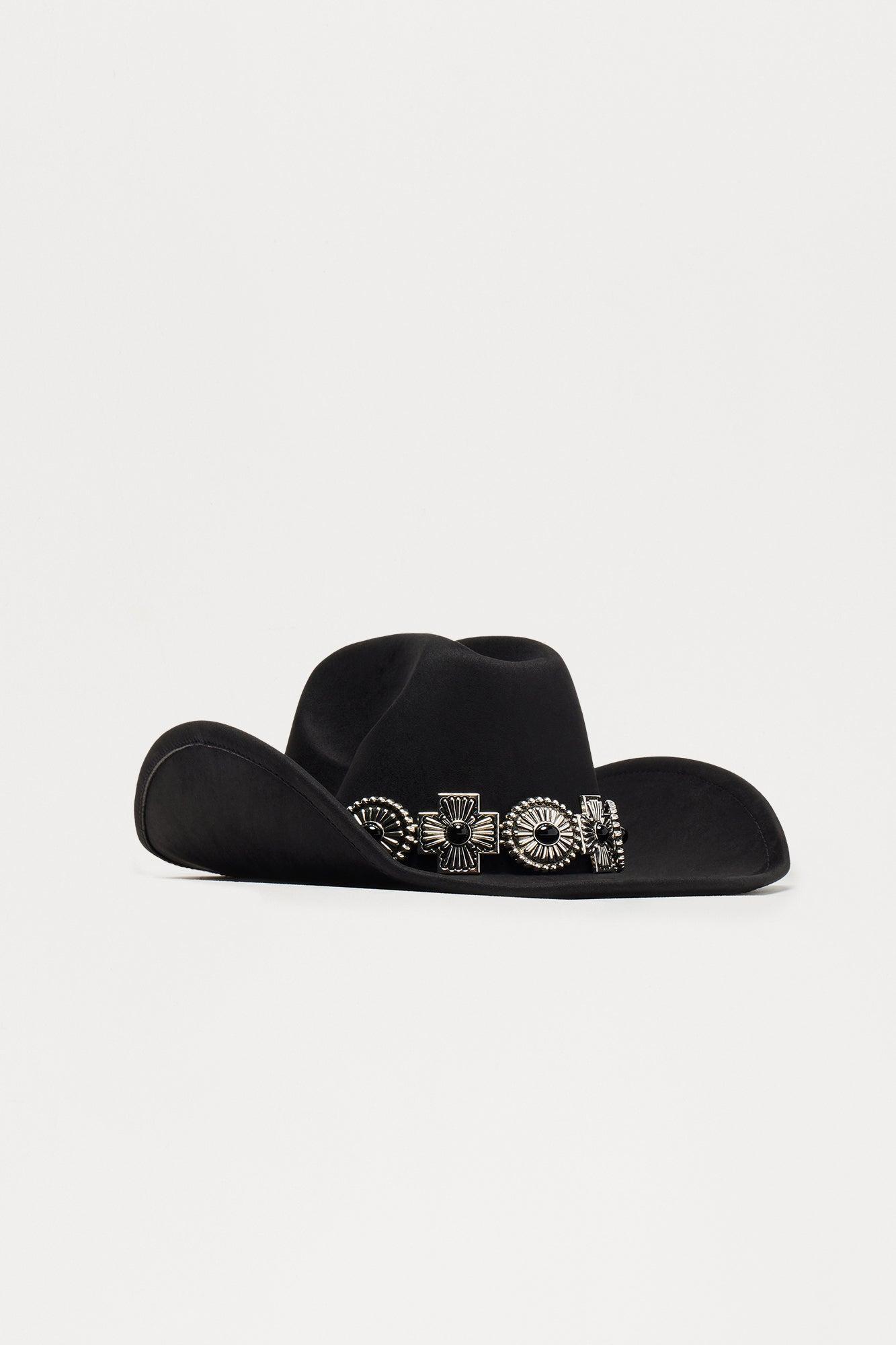 Not From Around Here Cowboy Hat - Black Product Image