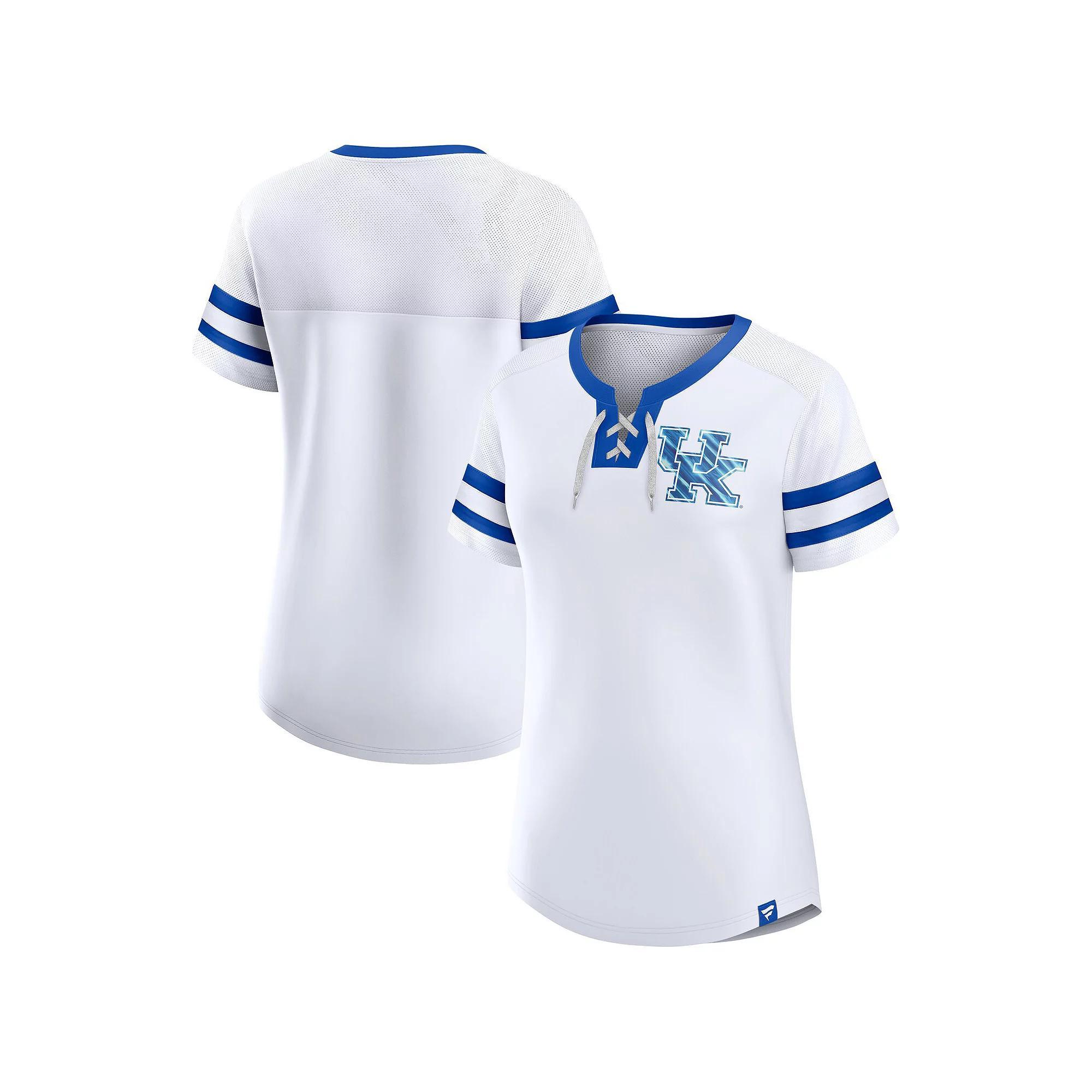 Women's Fanatics  No Color Kentucky Wildcats Iconic Athena T-Shirt, Size: 2XL, White Product Image