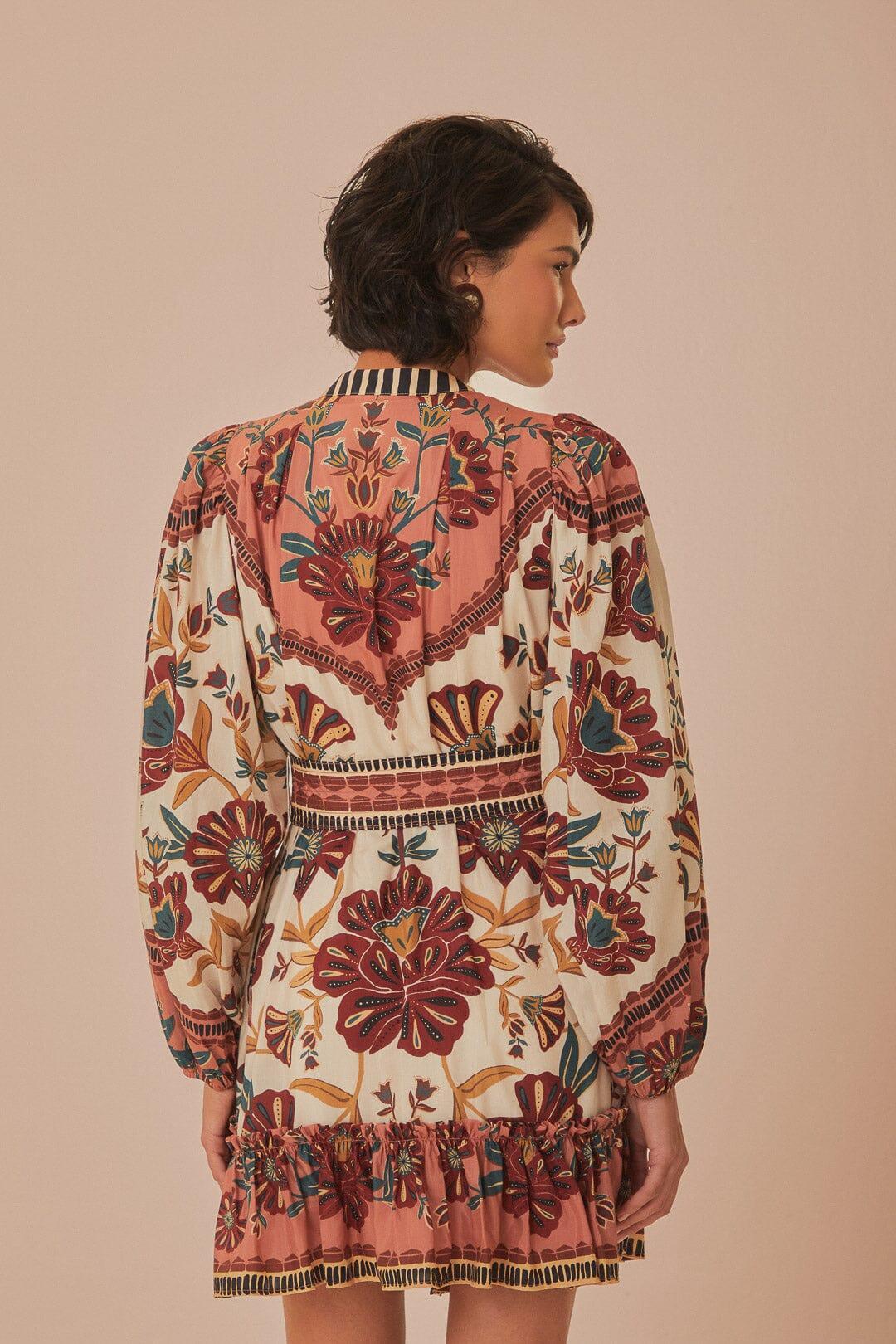 Cream Riad Mini Dress Product Image