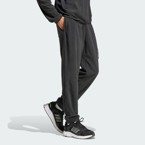 adidas City Escape Polar Fleece Pant Collegiate Green L Mens Product Image