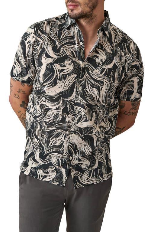 Good Man Brand Short Sleeve Big On Point Shirt Stretch (Neutral Watercolor Dots) Men's Clothing Product Image