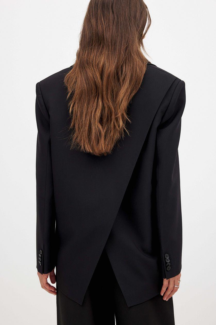 Oversized Open Back Blazer Product Image