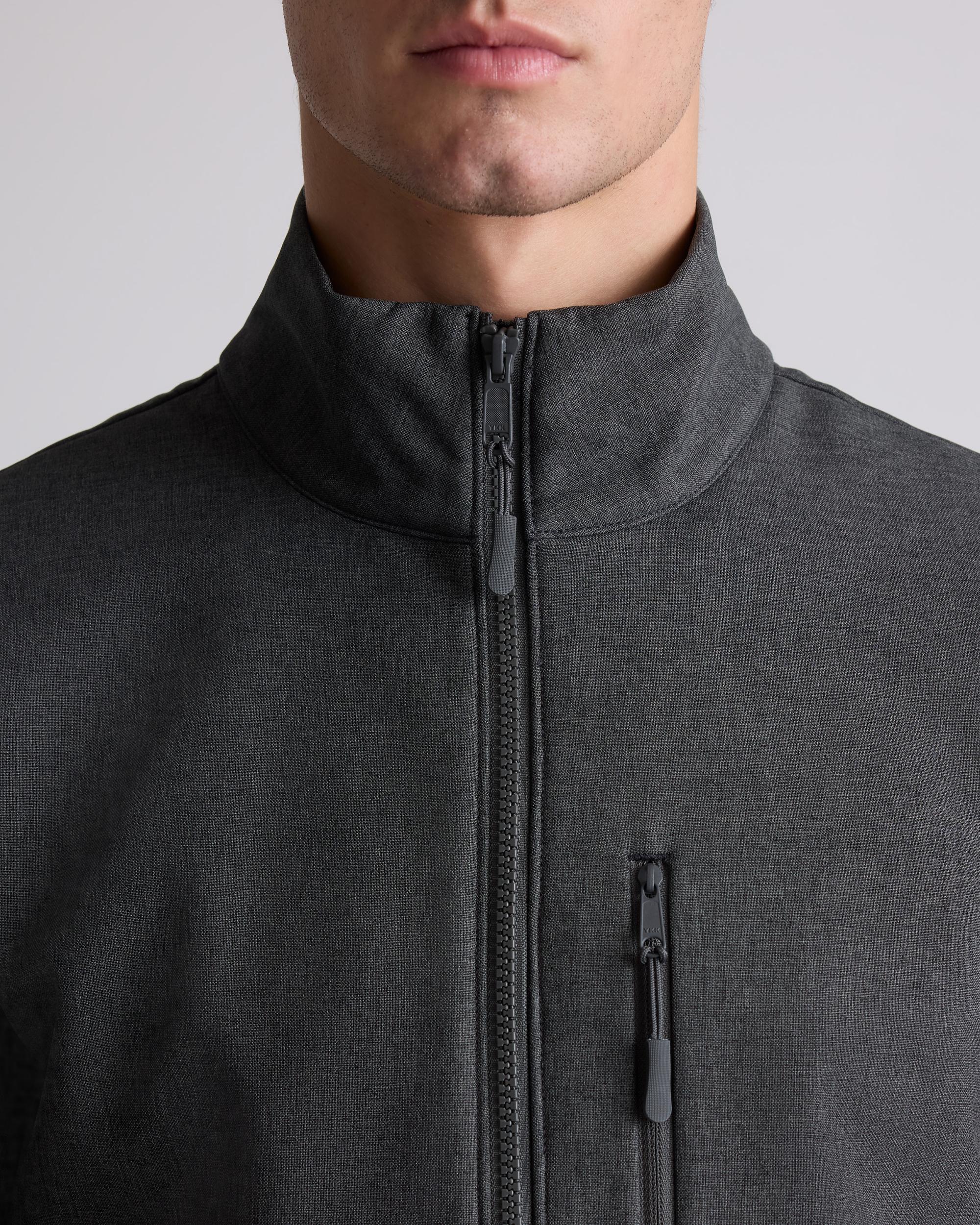 Quince | Men's Softshell Fleece-Lined Full-Zip Jacket Size XL, Recycled Polyester Product Image
