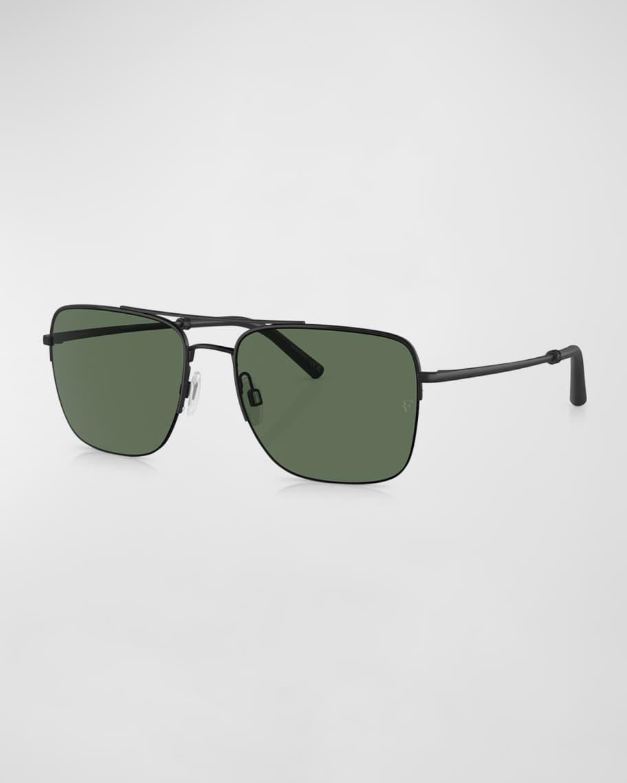 Mens R-2 Metal Aviator Sunglasses Product Image
