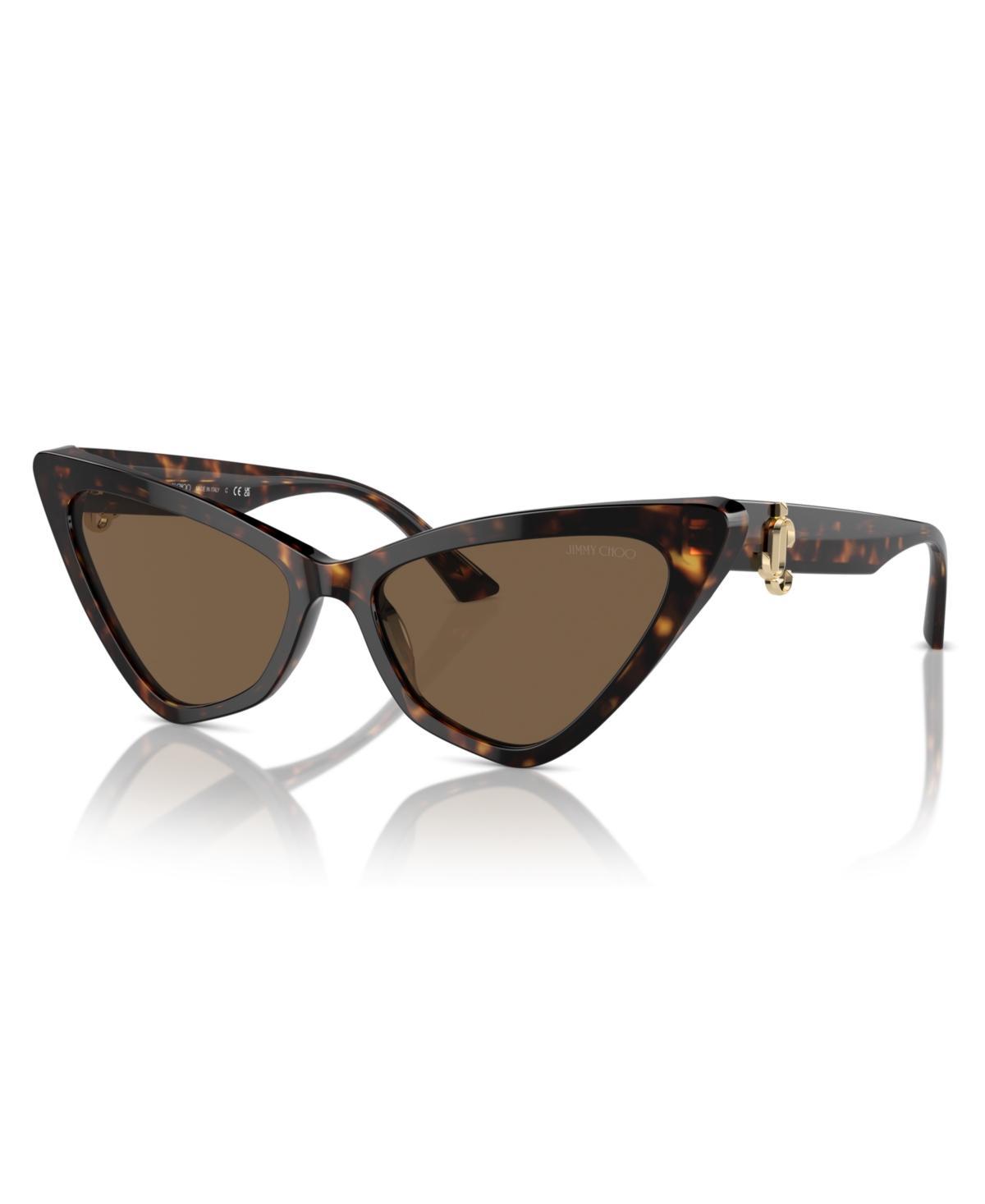 Jimmy Choo Womens JC5008 55mm Cat Eye Statement Sunglasses Product Image