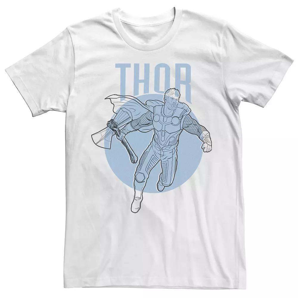 Men's Marvel Avengers Thor Simplicity Tee, Size: XL, White Product Image