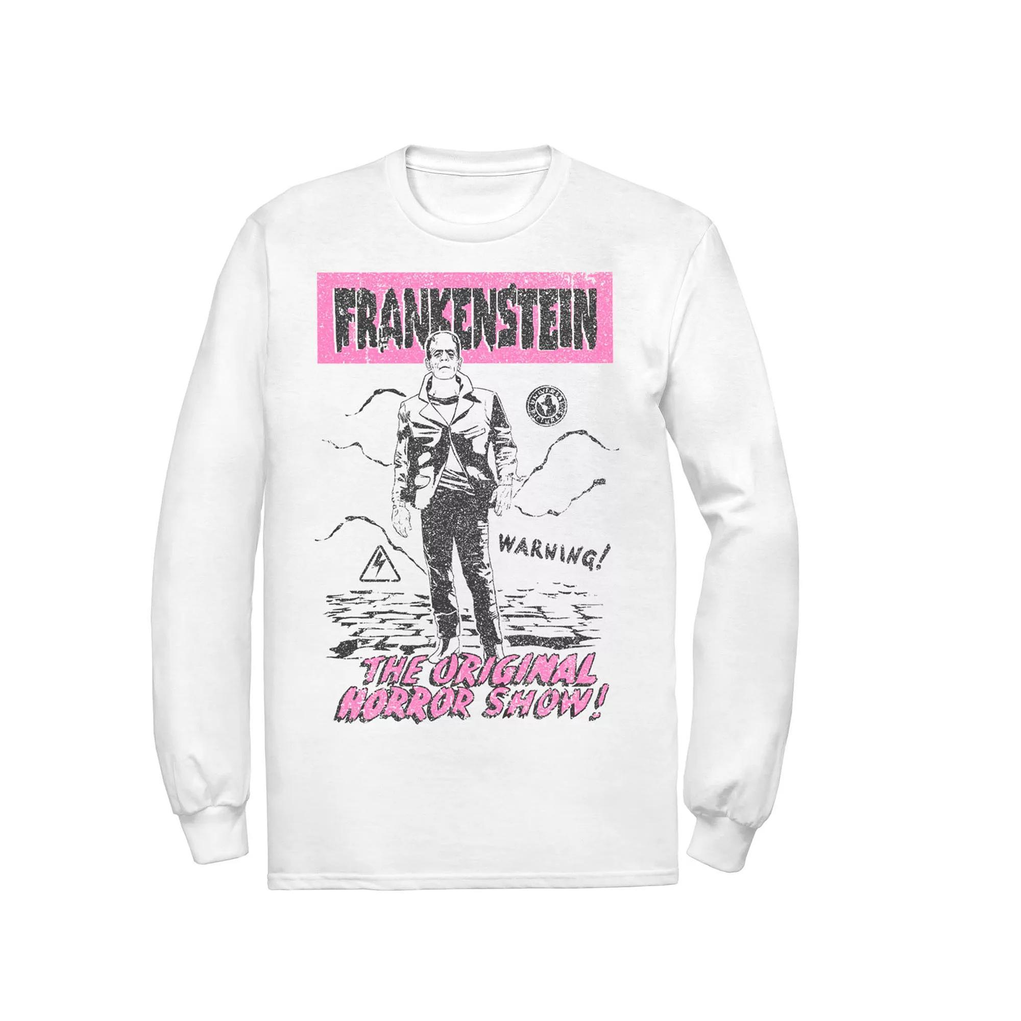 Men's Universal Monsters Old Franky Poster Tee, Size: Small, White Product Image