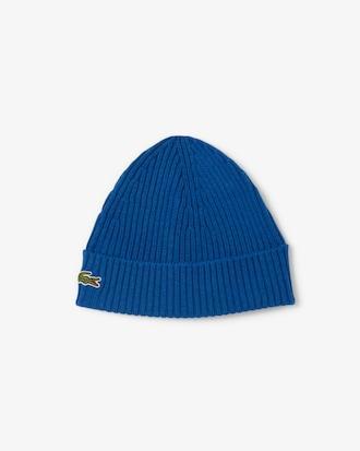 Rib Knit Brushed Wool Beanie Product Image