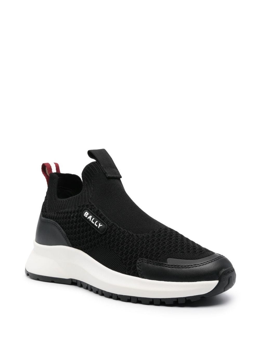 knitted-upper slip-on sneakers Product Image